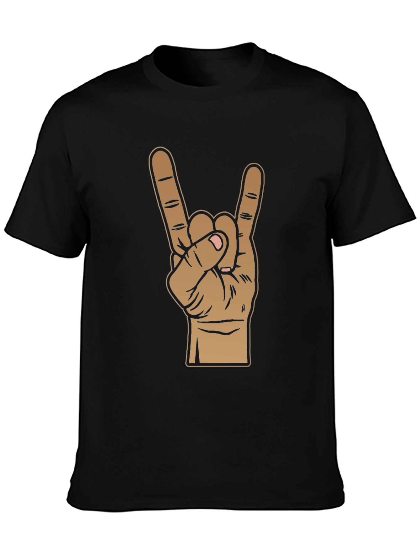 Rock On Hand Graphic T-Shirt