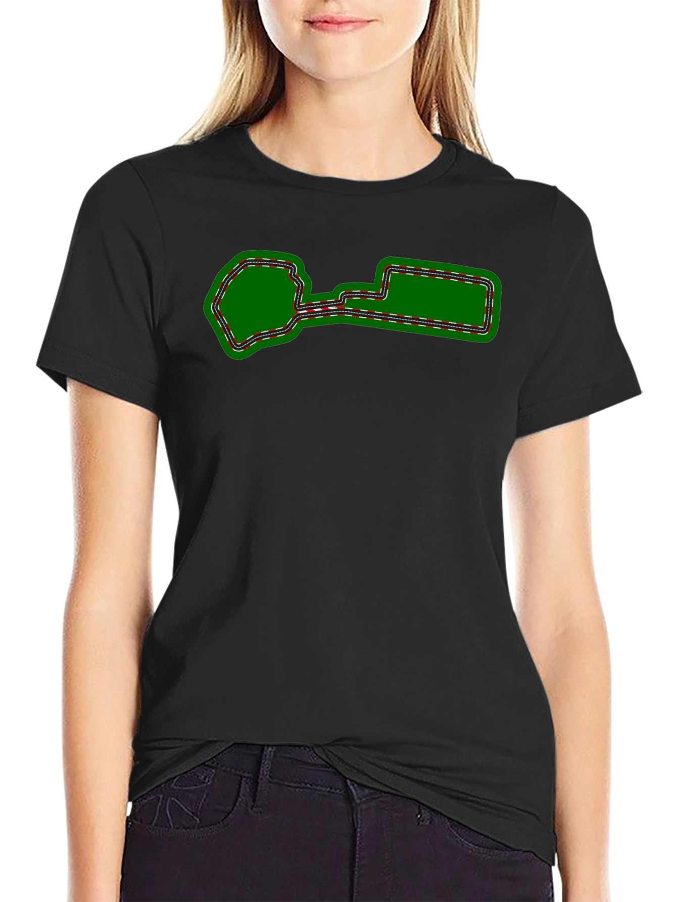 Race Track T-Shirt - Black