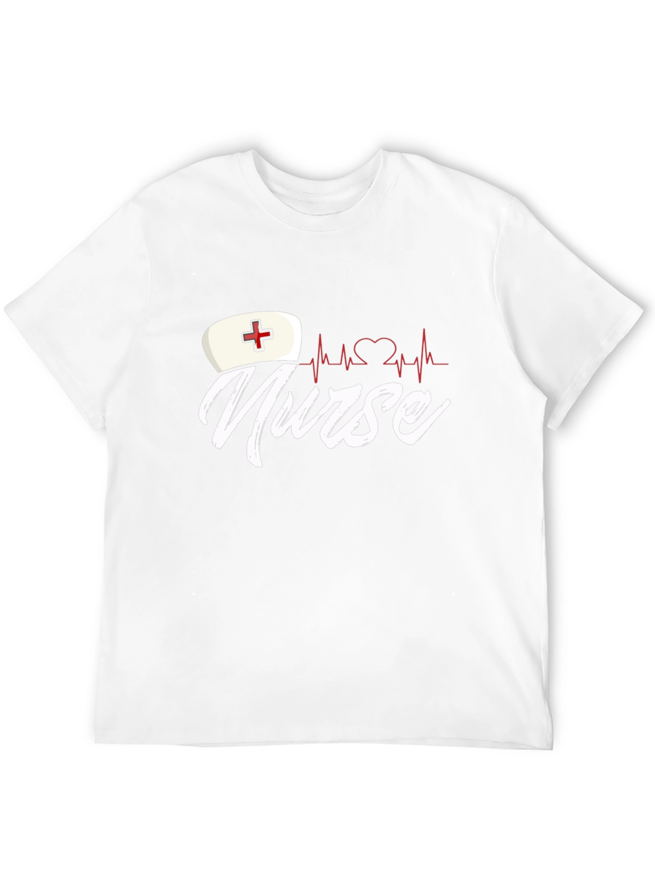 Nurse Heartbeat Graphic T-Shirt