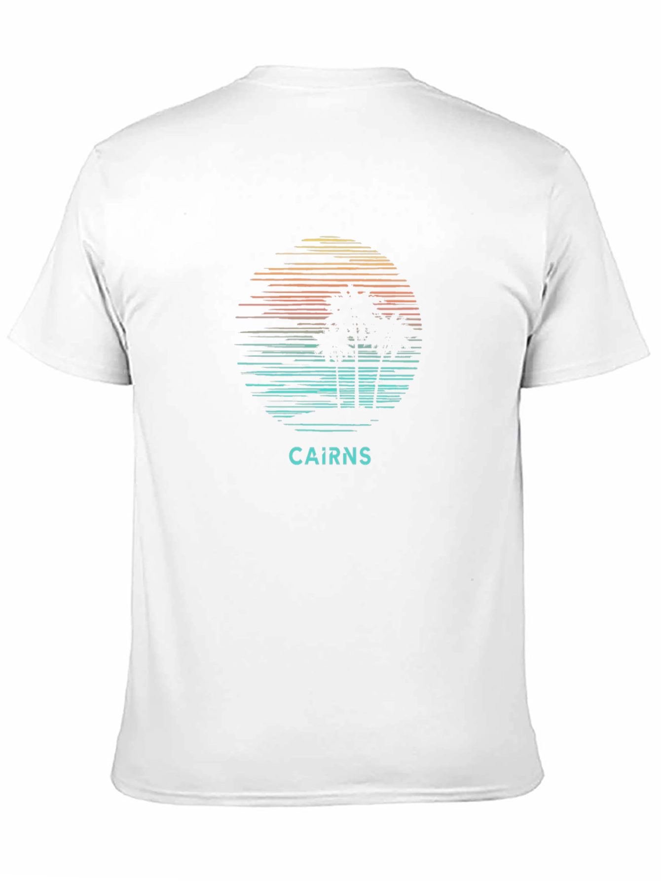 Cairns Palm Sunset Graphic Tee - Black
