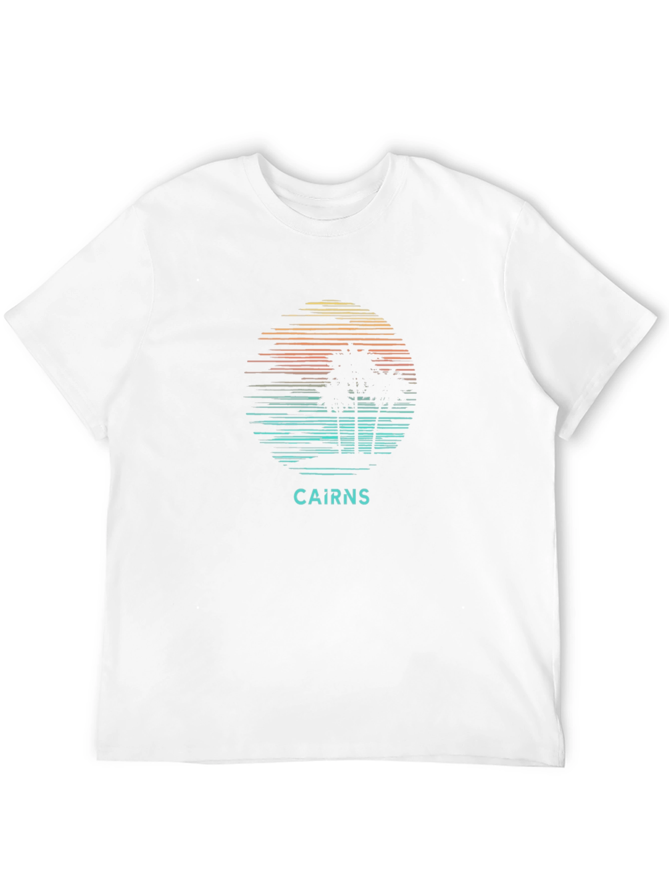 Cairns Palm Sunset Graphic Tee - Black