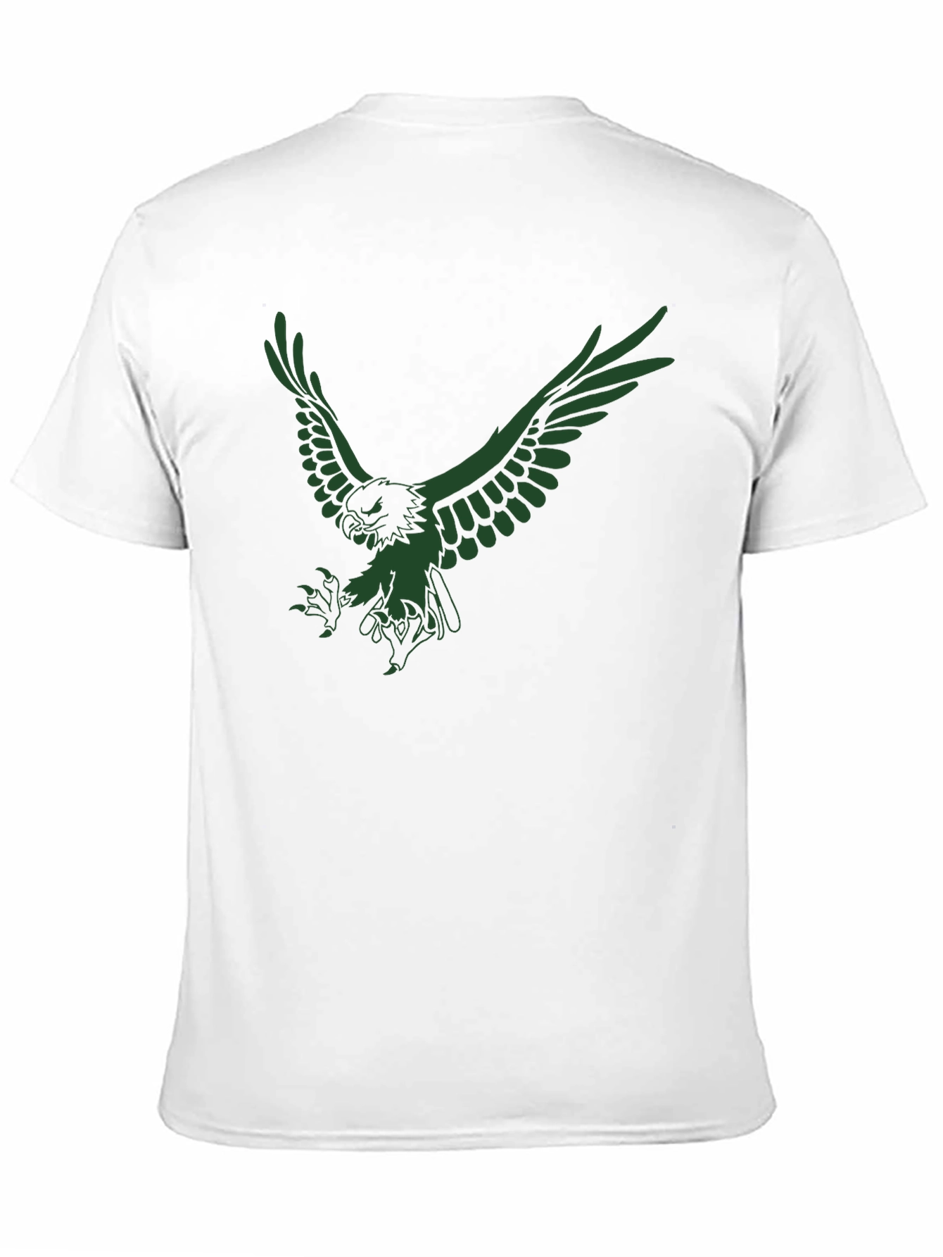 Mens Black Eagle Graphic T-Shirt