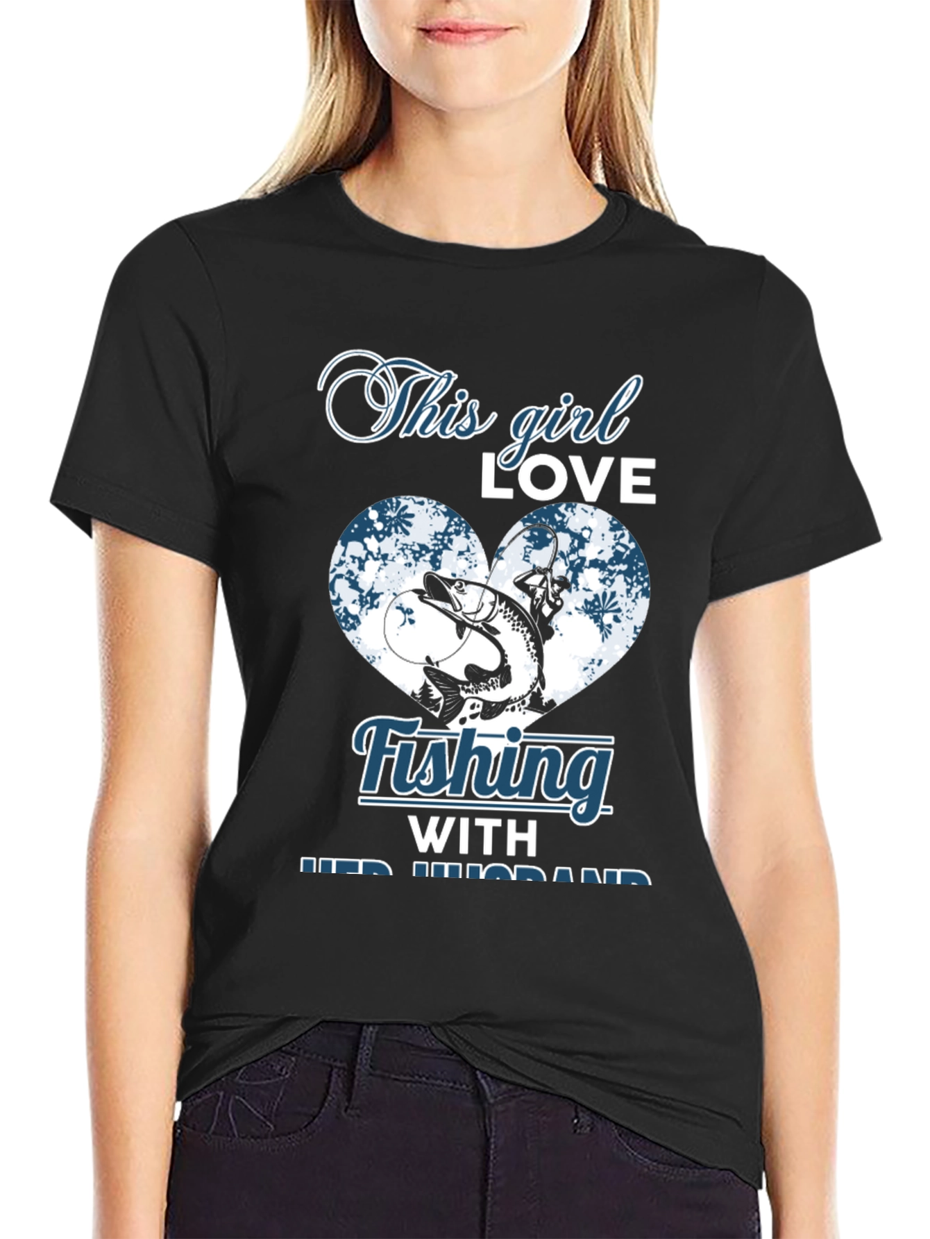 Fishing Girl Love T-Shirt