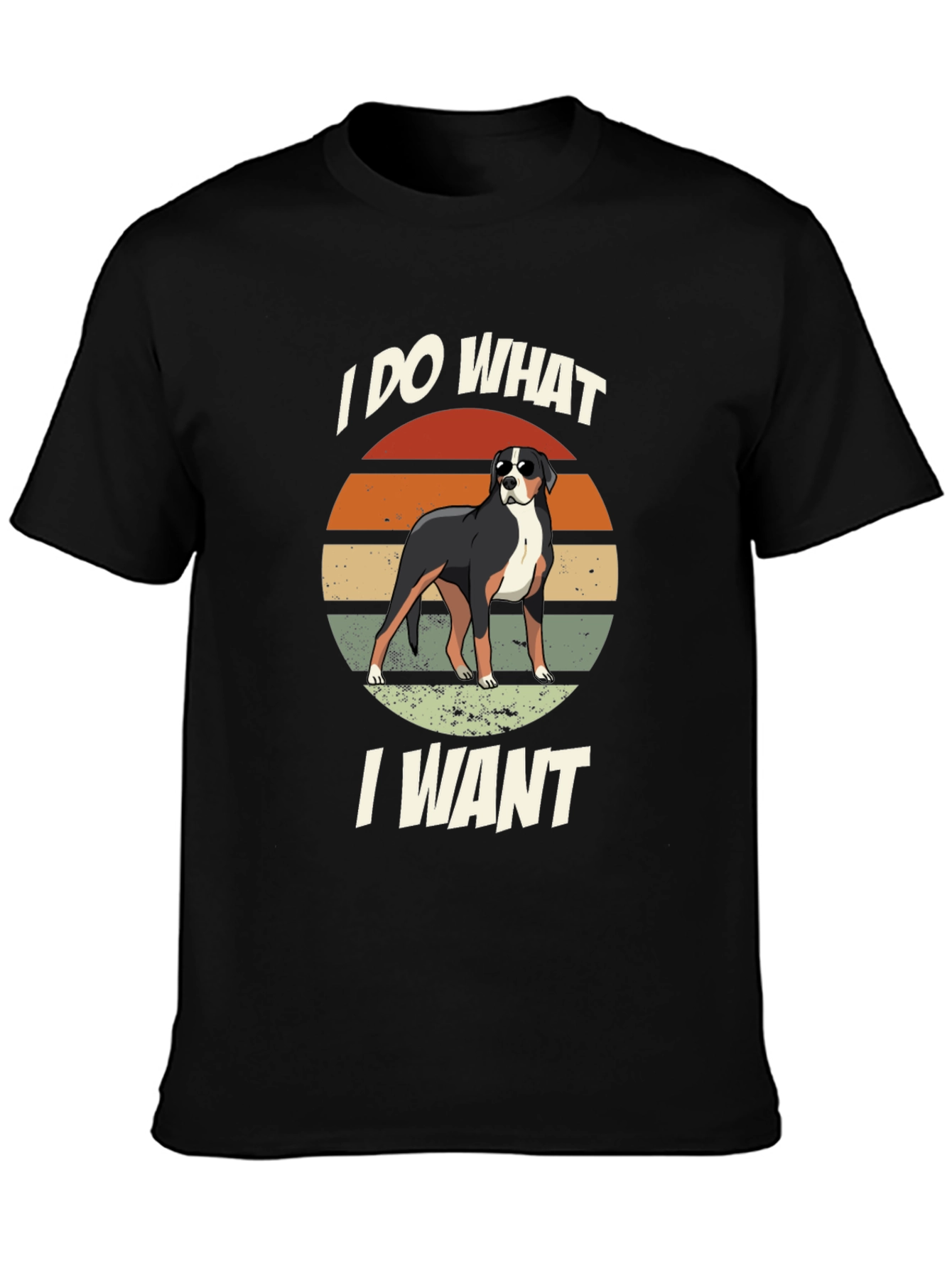 I DO WHAT I WANT Dog Graphic T-Shirt