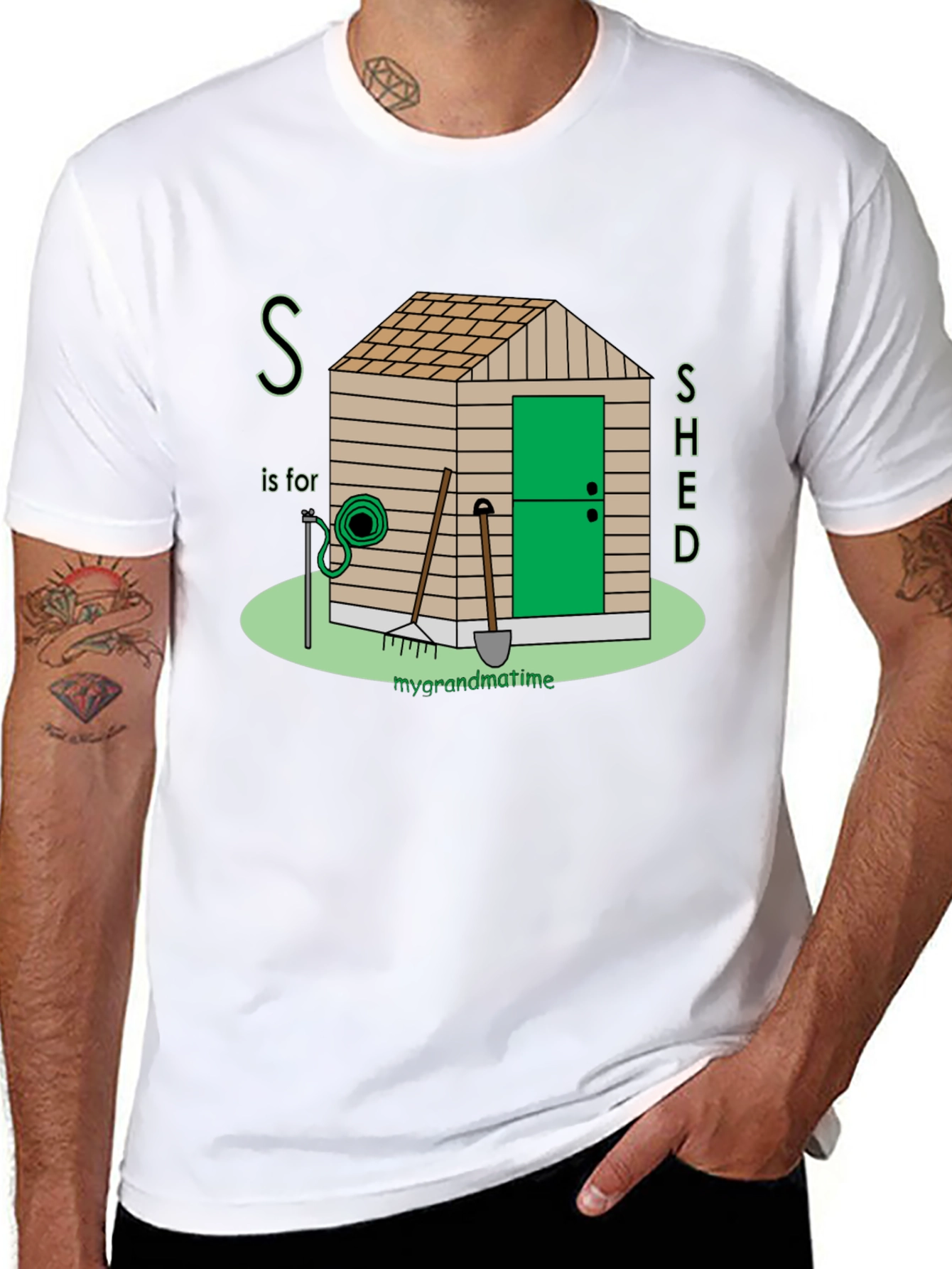 S is for Shed Graphic T-Shirt