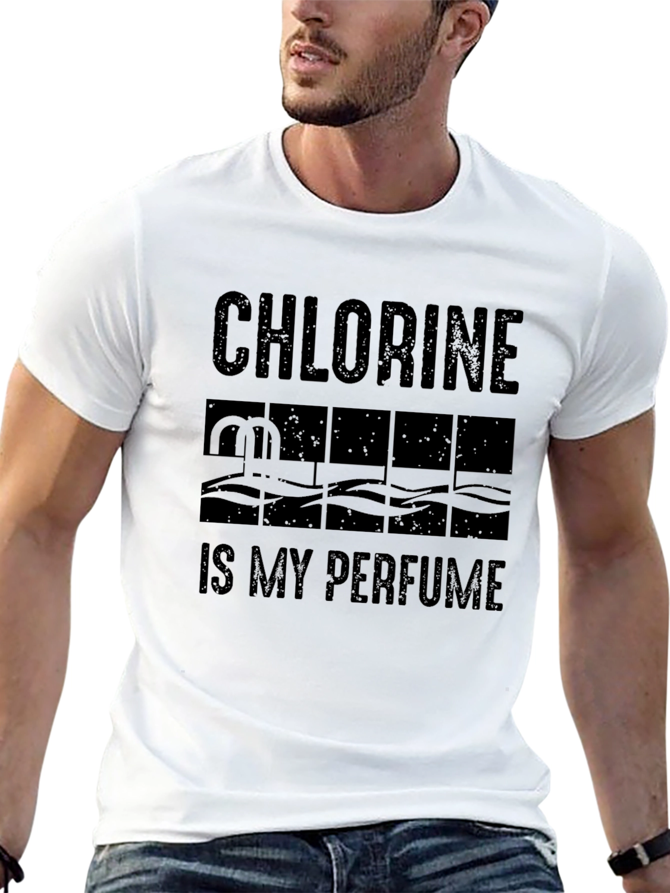 Chlorine is My Perfume T-Shirt - Swimmer Tee