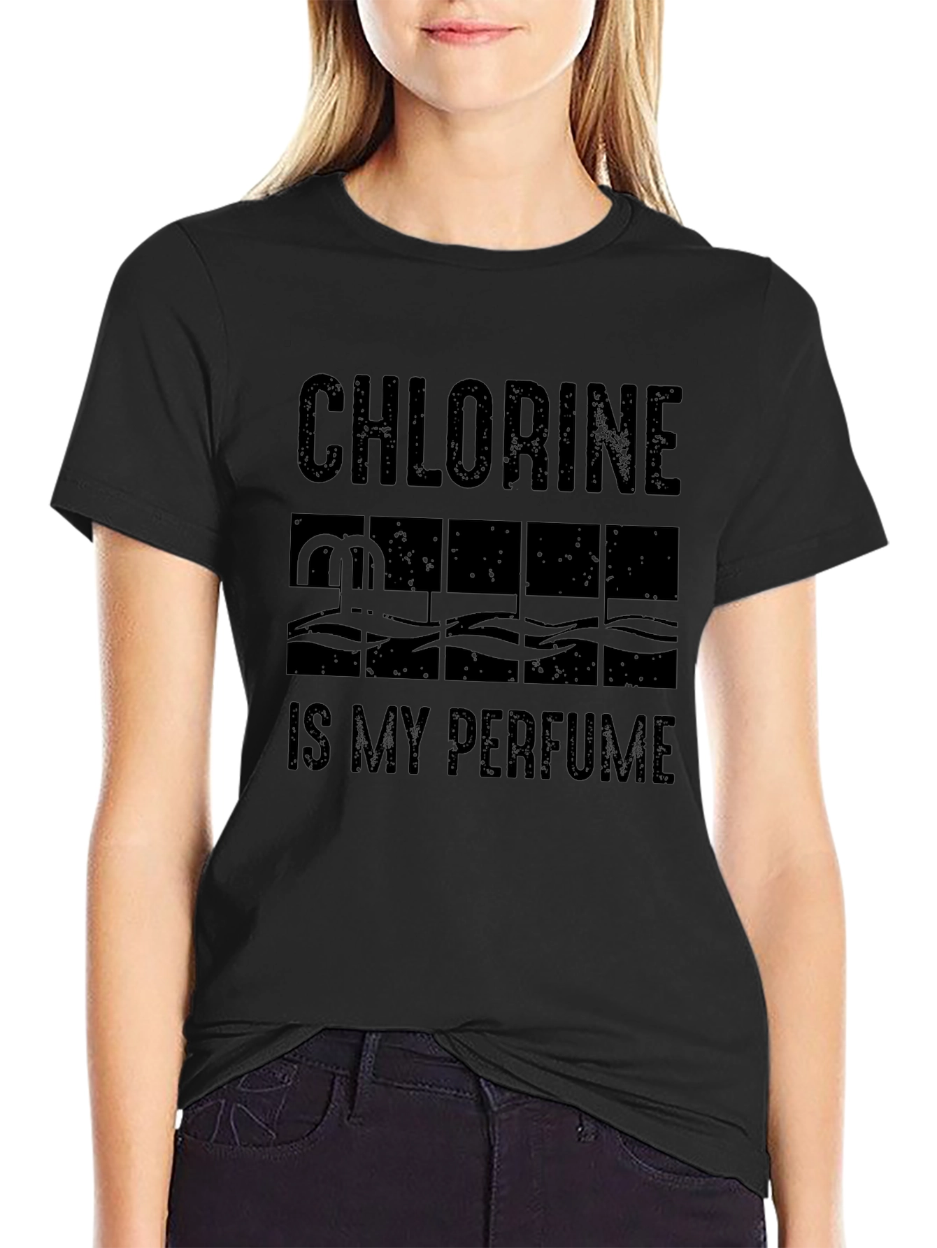 Chlorine is My Perfume T-Shirt - Swimmer Tee