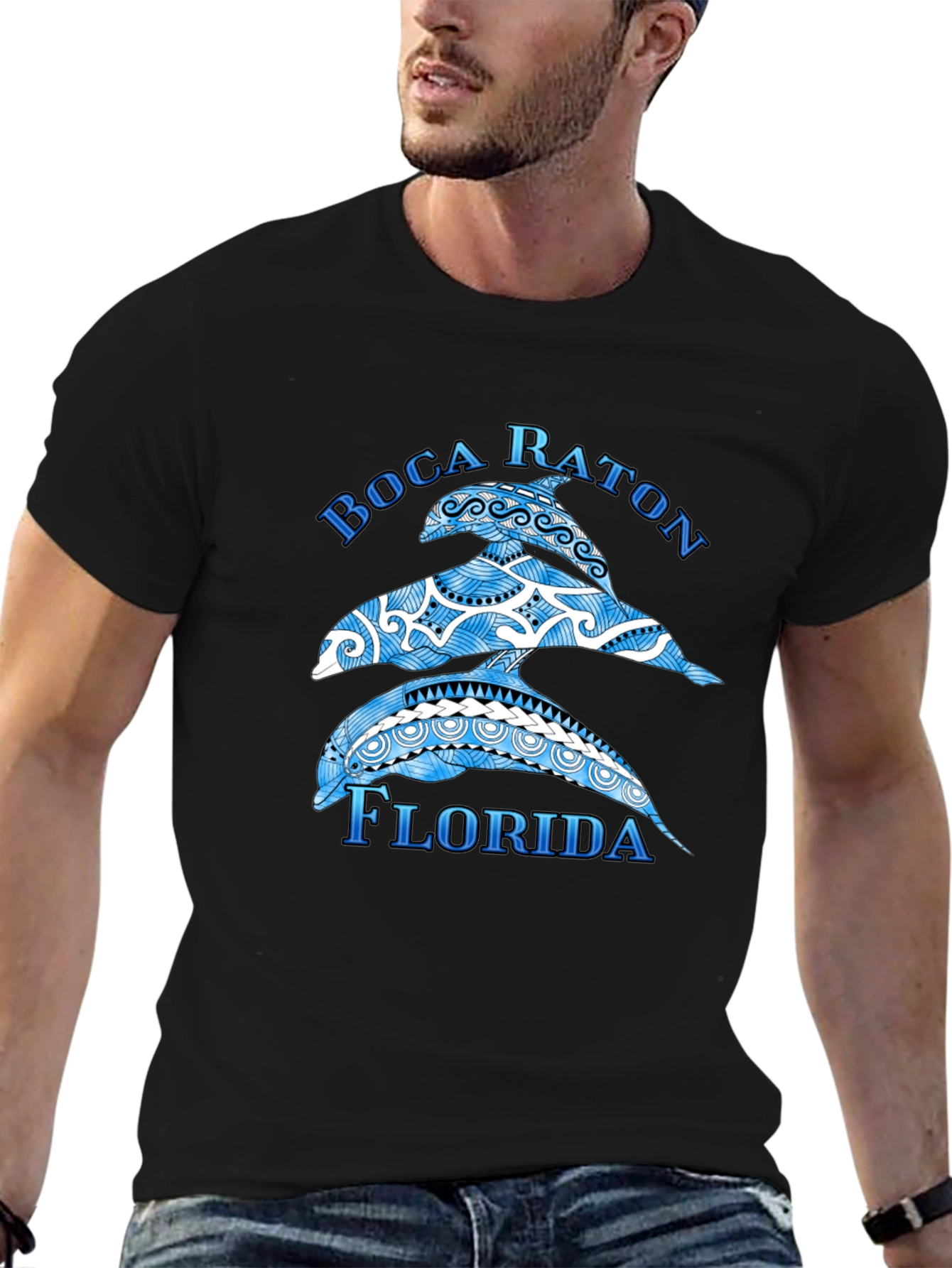 Boca Raton Florida Dolphin T-Shirt
