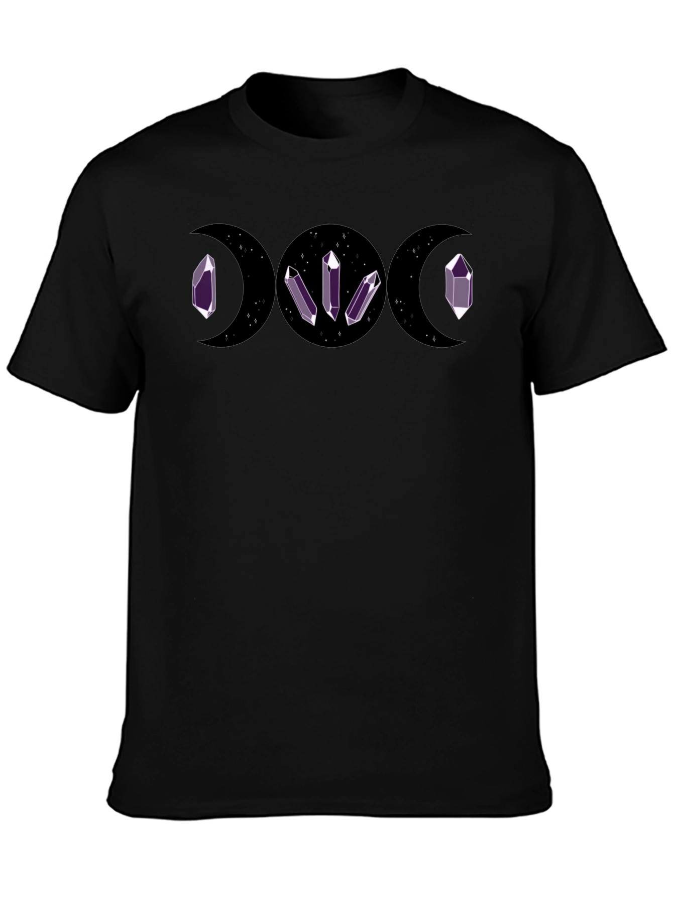Triple Moon Goddess Crystal T-Shirt