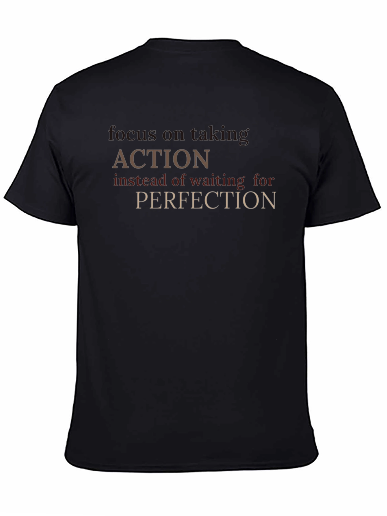 Action Over Perfection Graphic T-Shirt