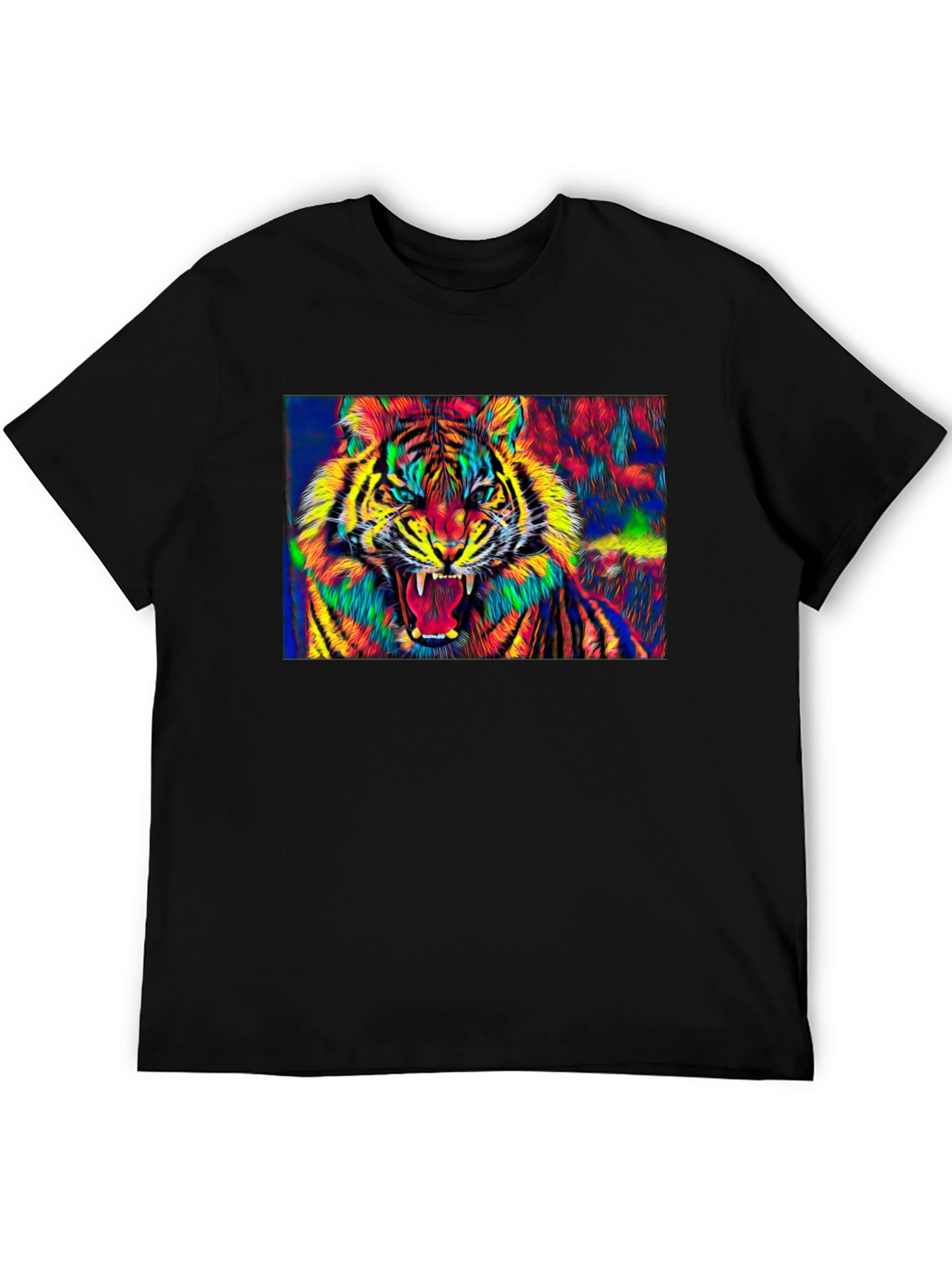 Vibrant Tiger Graphic Tee - Bold Style
