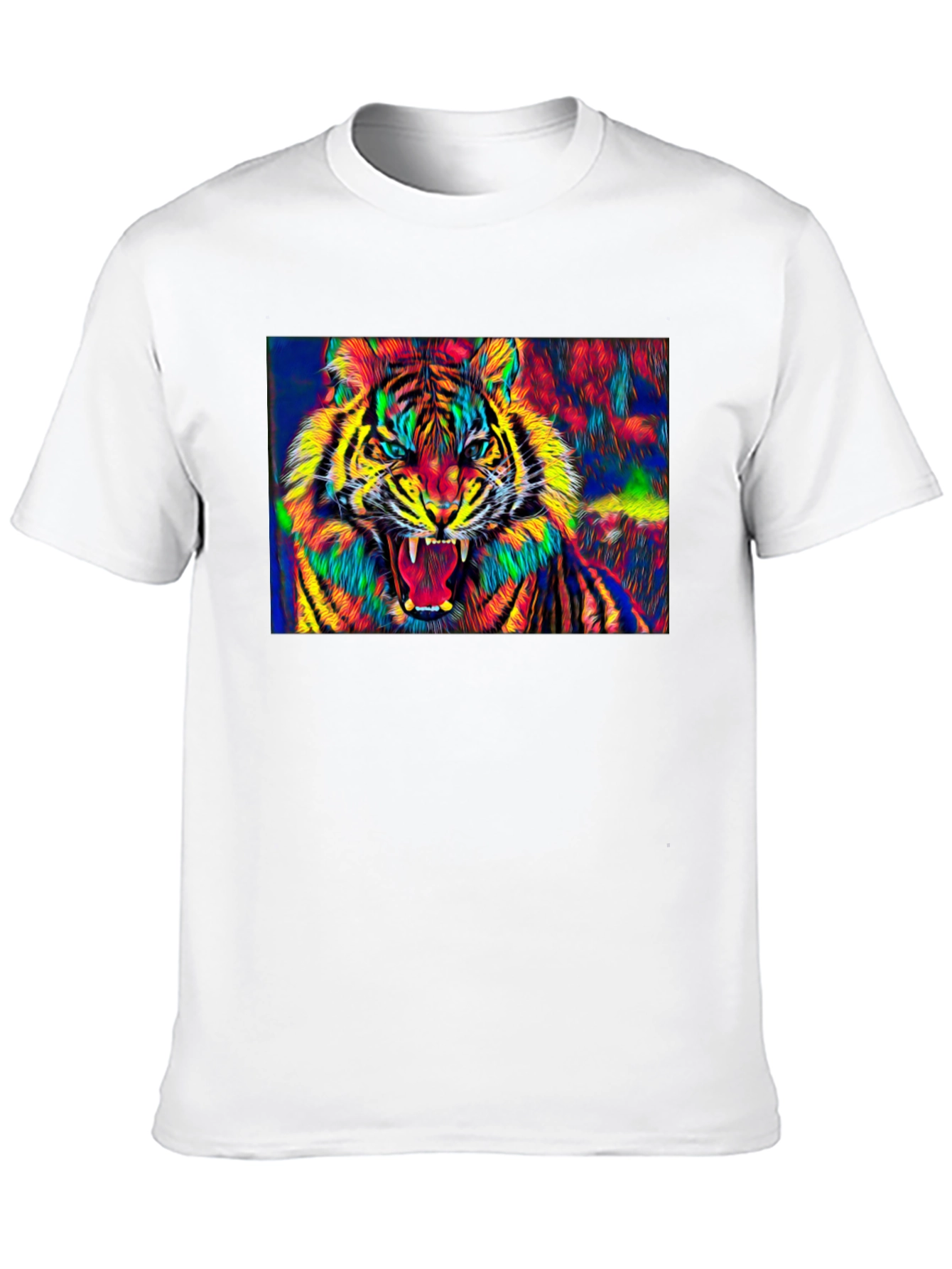 Vibrant Tiger Graphic Tee - Bold Style