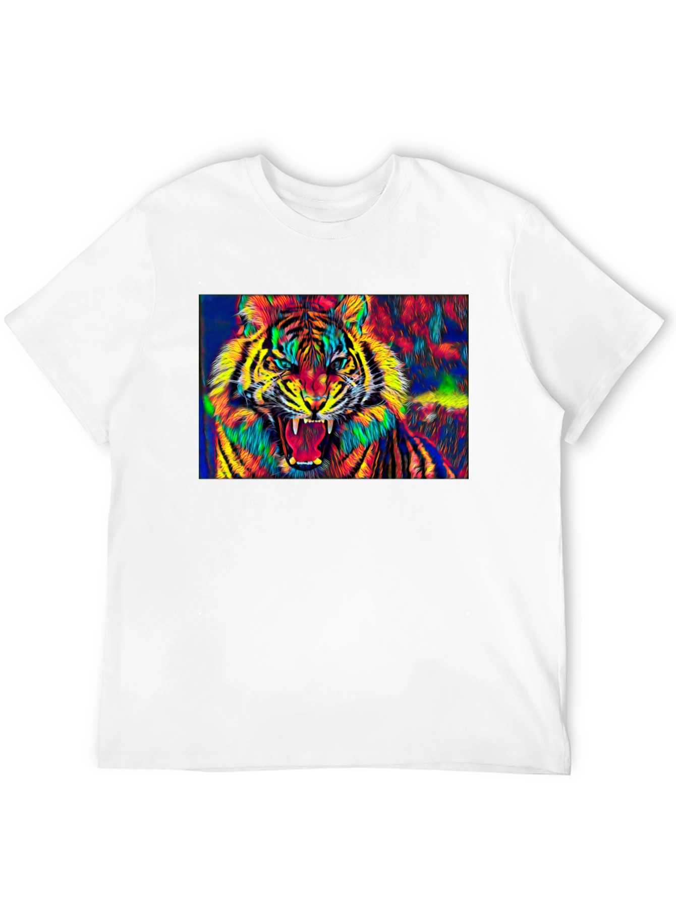 Vibrant Tiger Graphic Tee - Bold Style