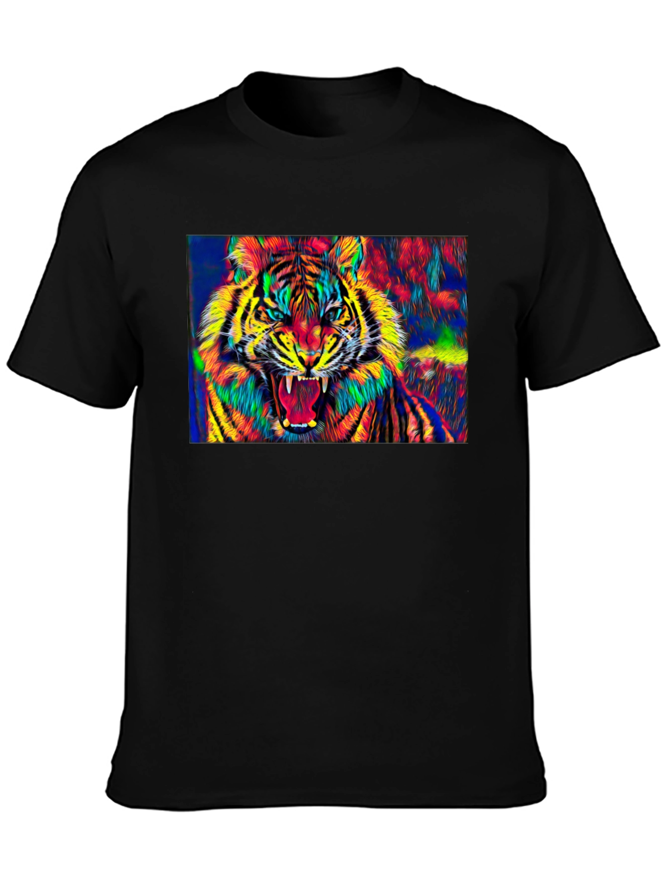 Vibrant Tiger Graphic Tee - Bold Style