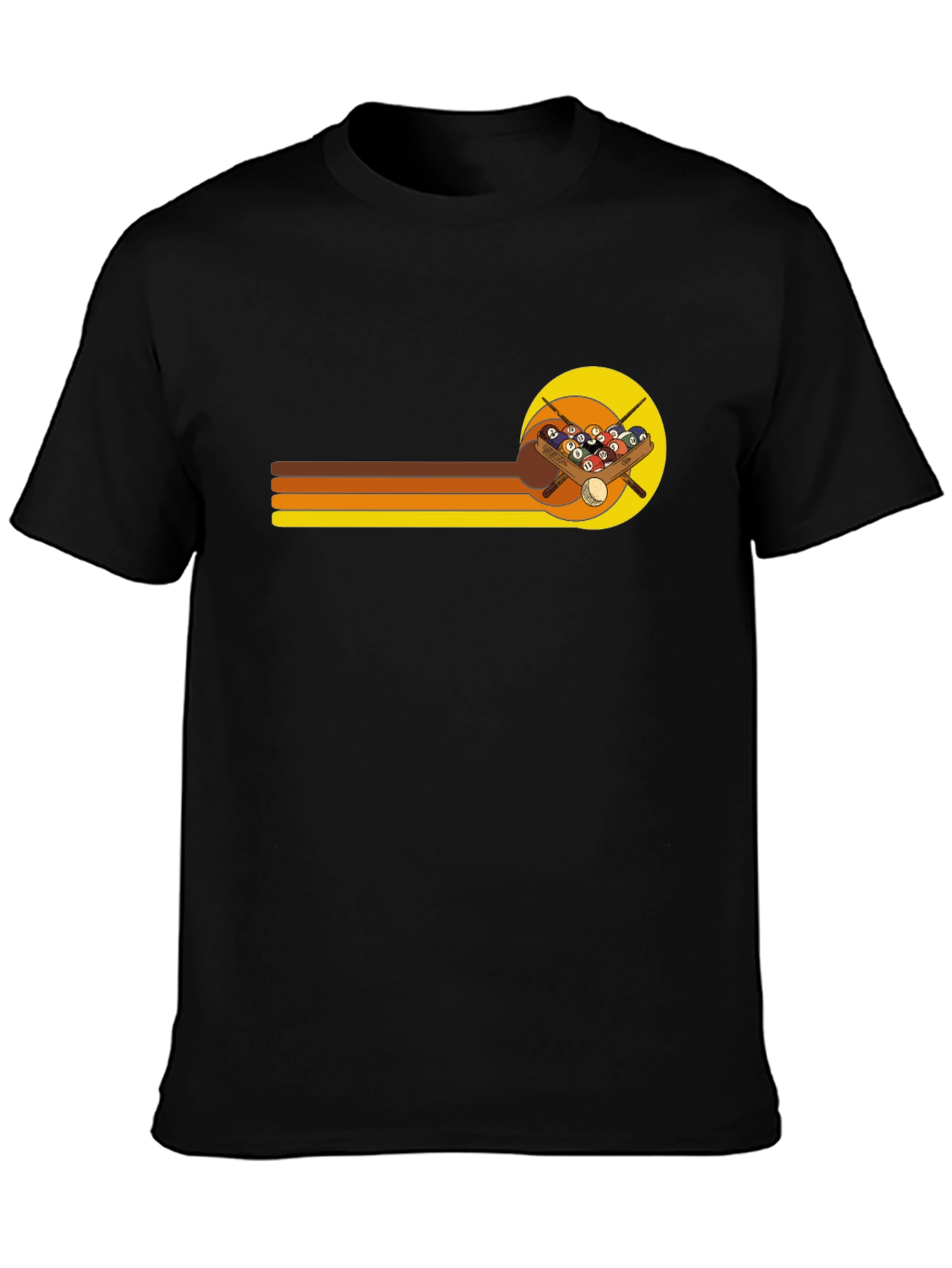 Retro Billiards Graphic T-Shirt