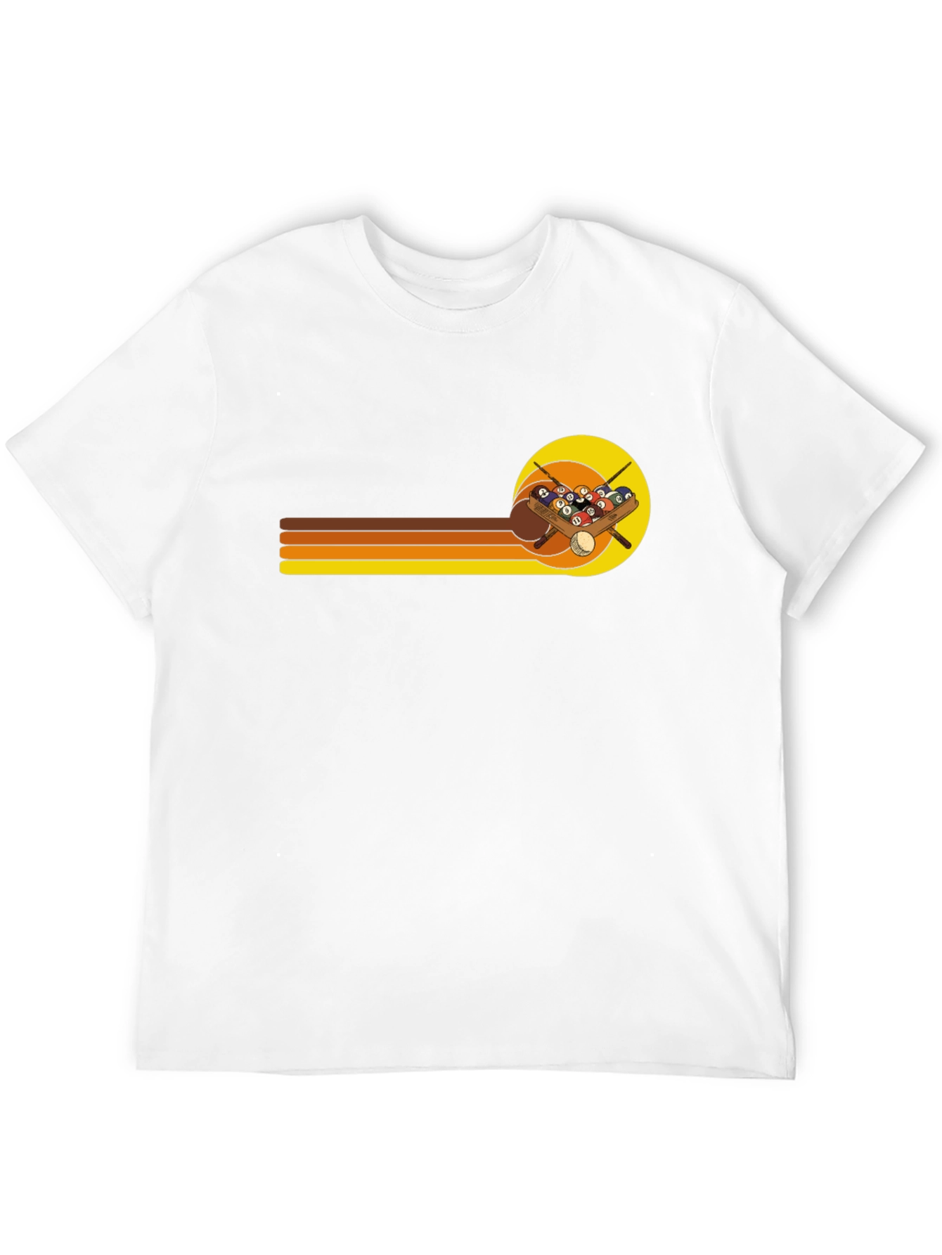 Retro Billiards Graphic T-Shirt