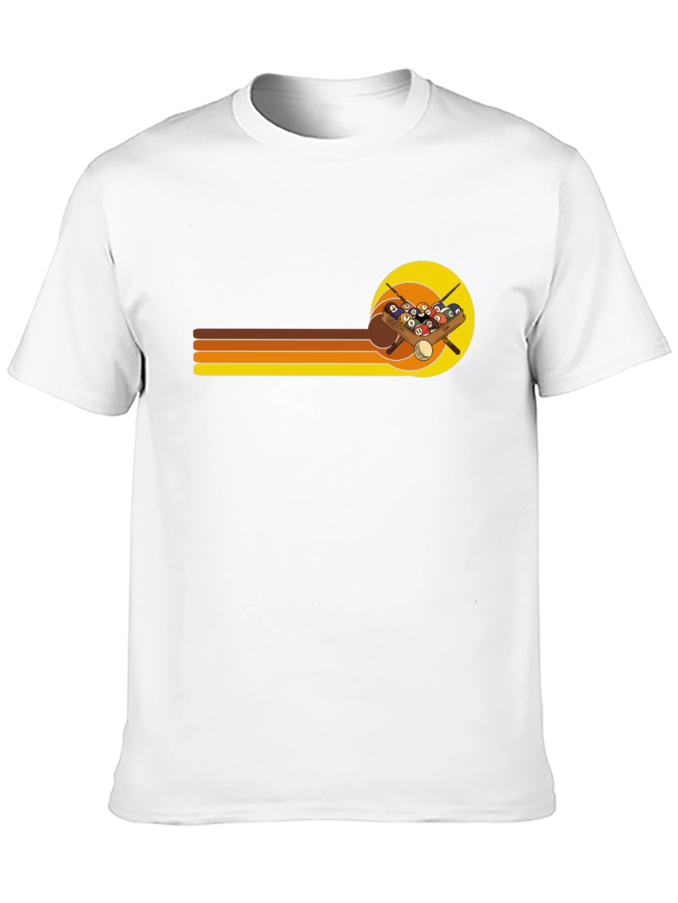 Retro Billiards Graphic T-Shirt