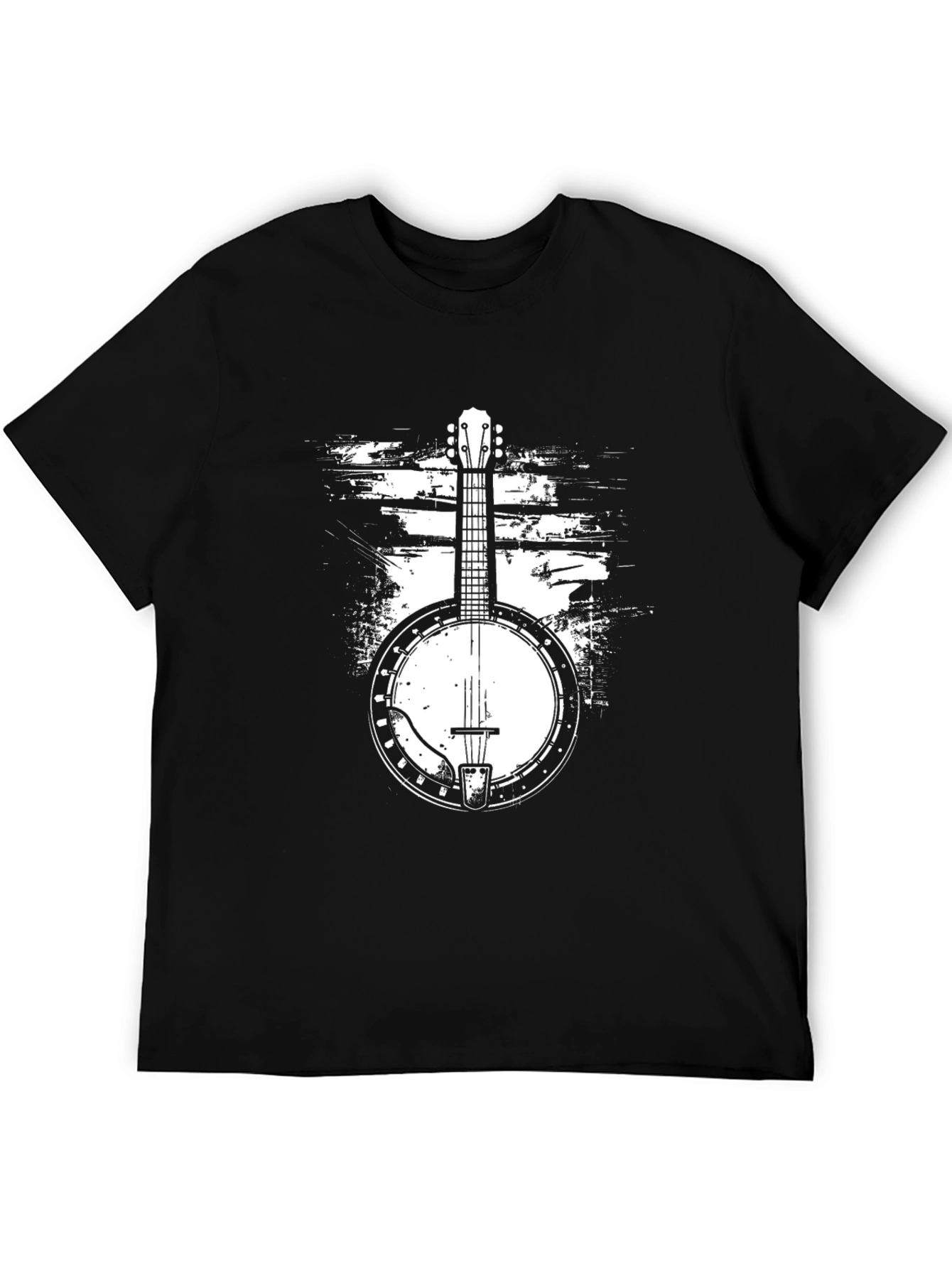 Banjo Graphic Tee - Black Music T-Shirt