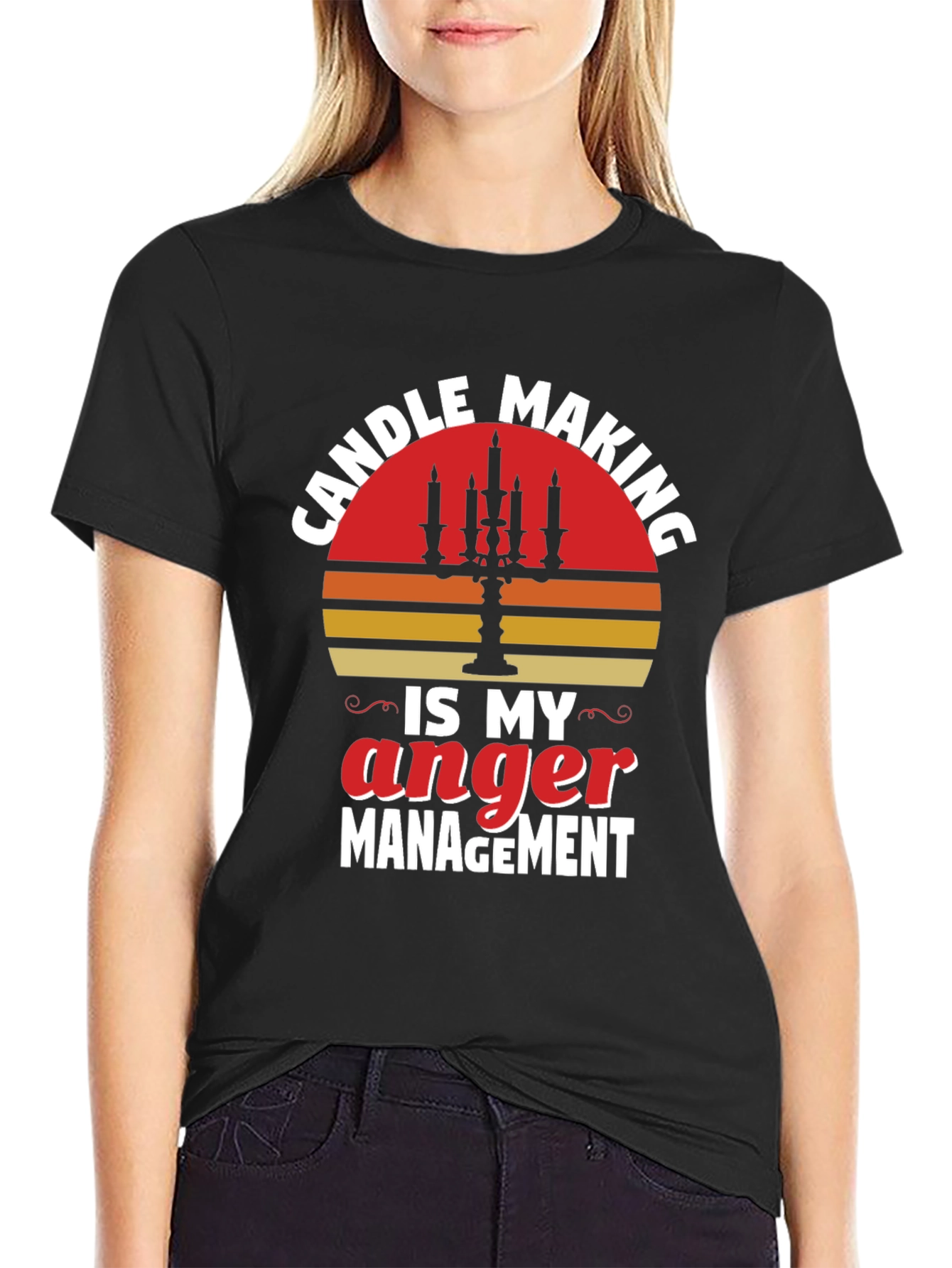 Candle Making Anger Management Graphic Tee