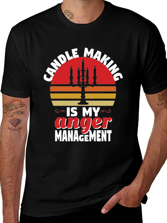 Candle Making Anger Management Graphic Tee