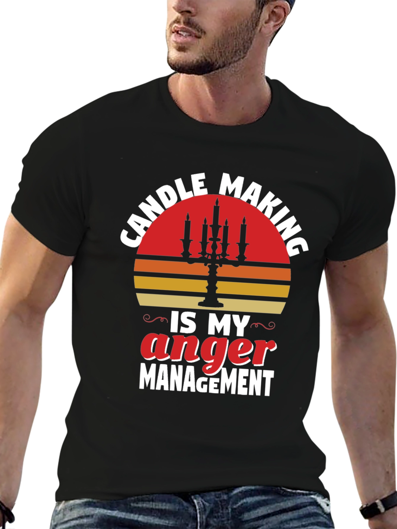 Candle Making Anger Management Graphic Tee