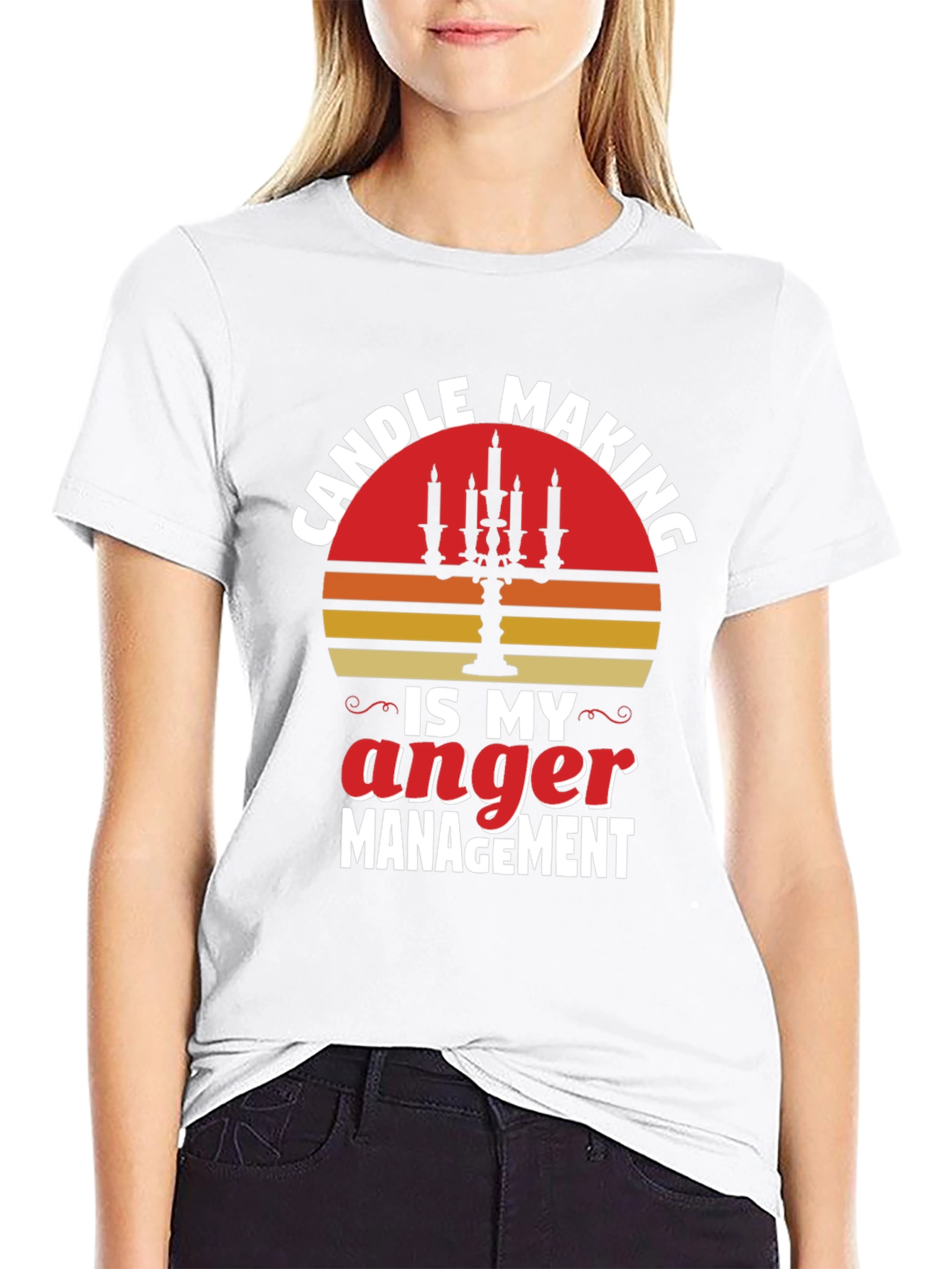 Candle Making Anger Management Graphic Tee
