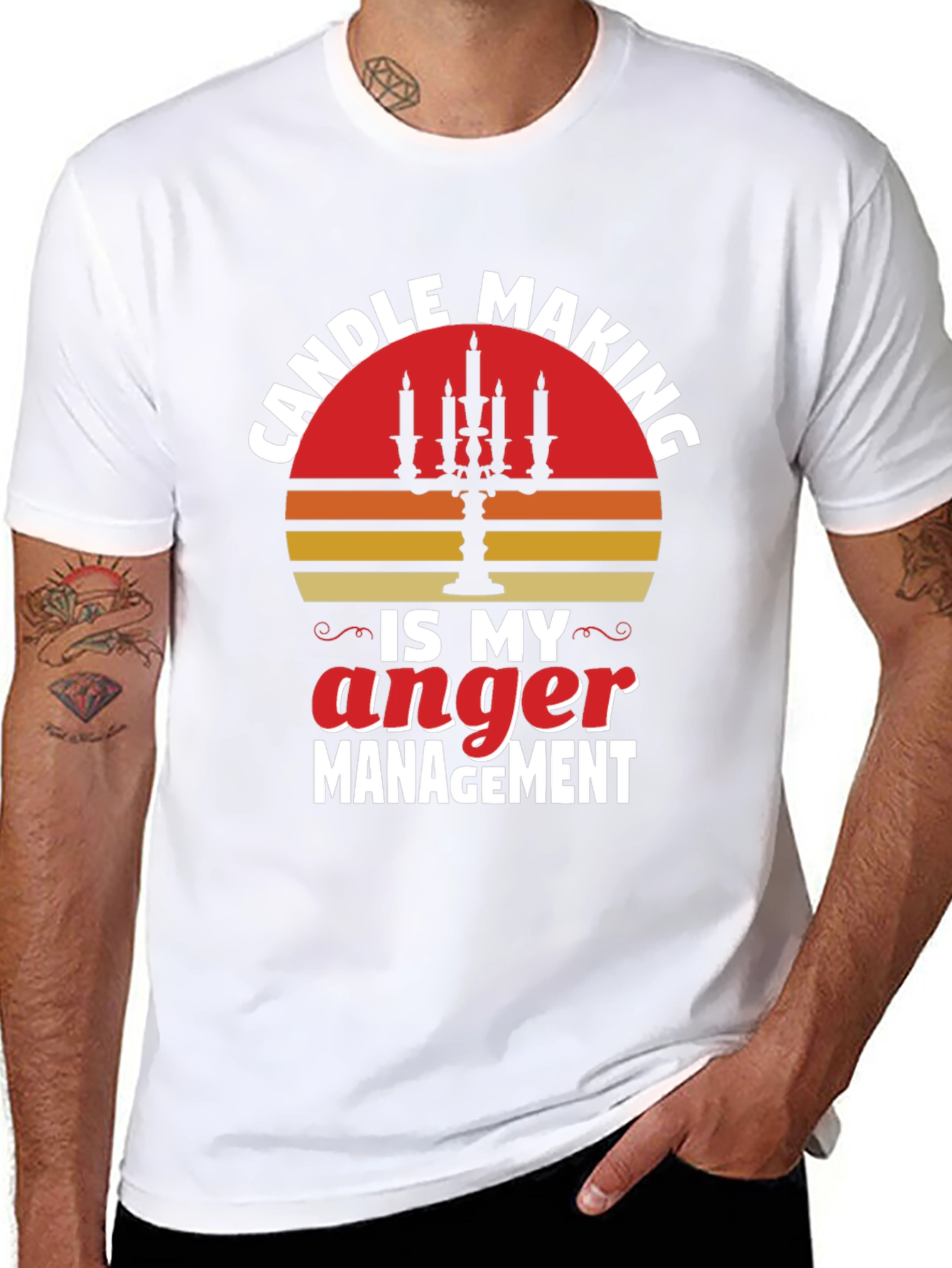 Candle Making Anger Management Graphic Tee