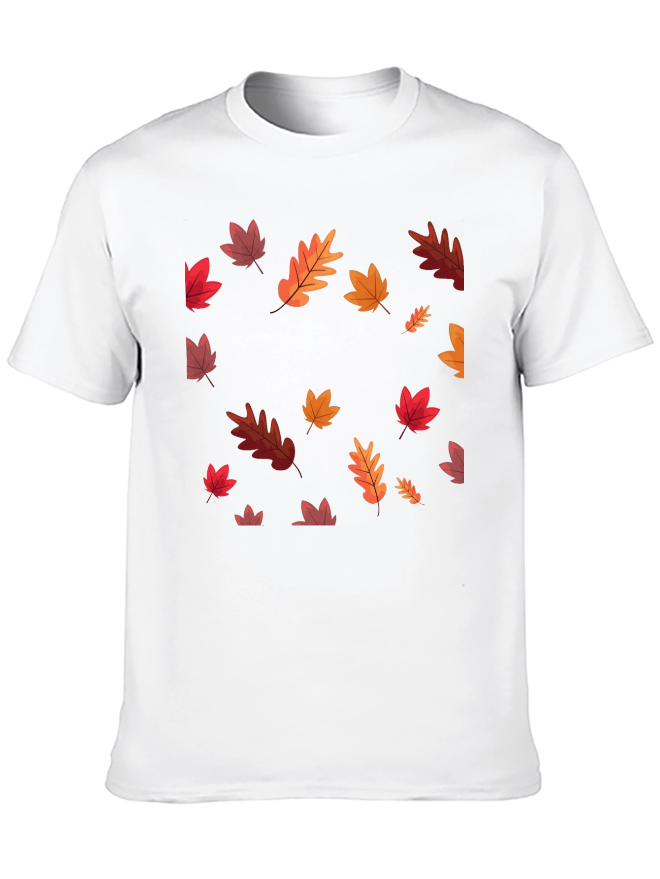 Autumn Leaves Pattern T-Shirt