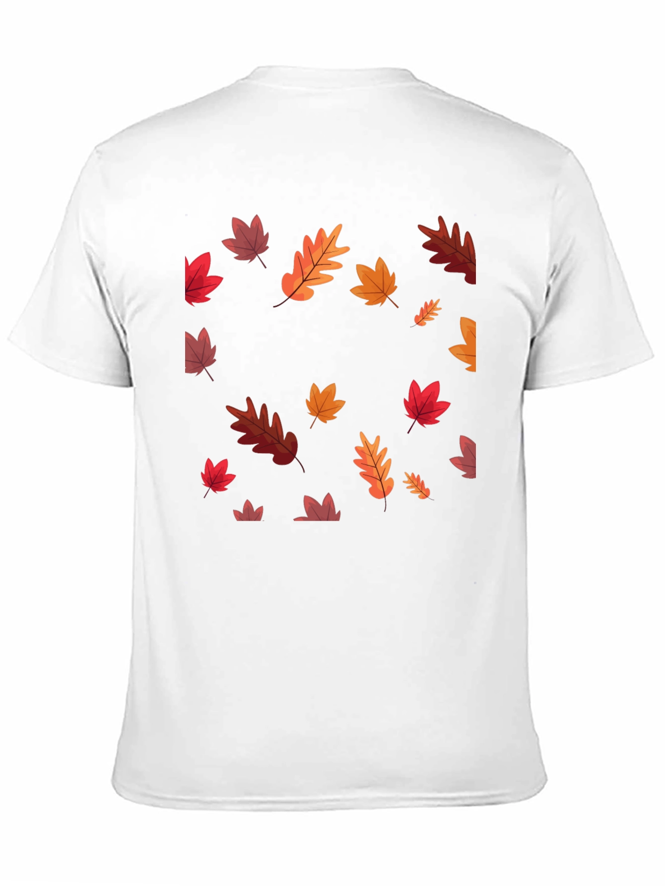 Autumn Leaves Pattern T-Shirt