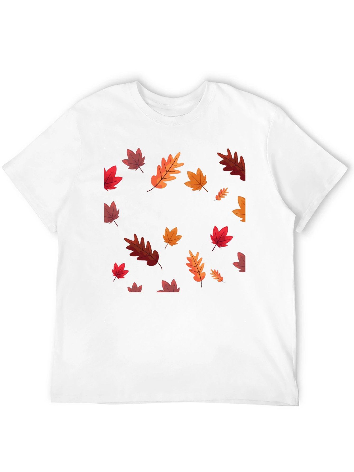 Autumn Leaves Pattern T-Shirt
