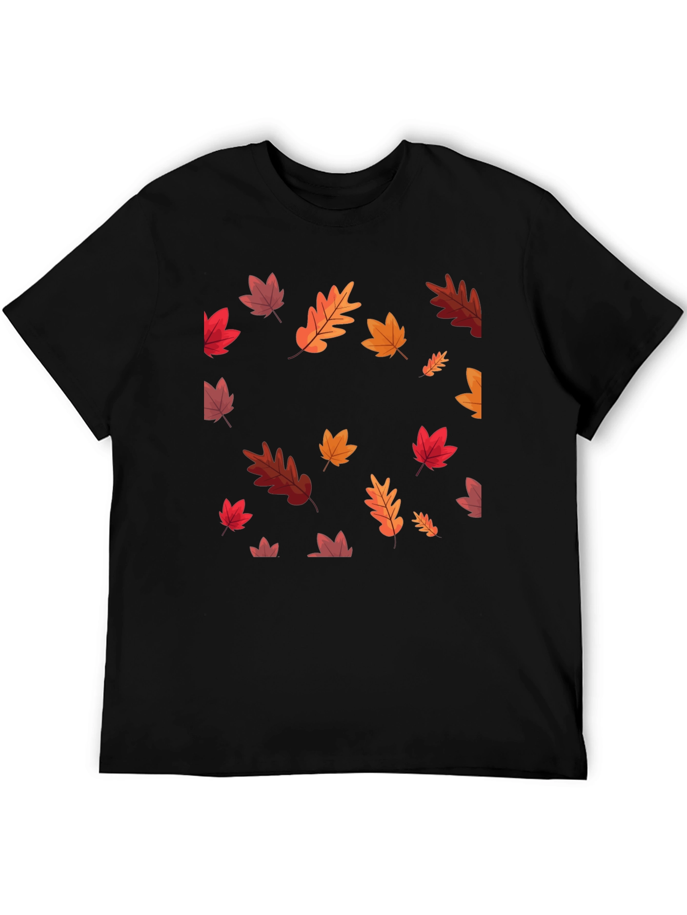 Autumn Leaves Pattern T-Shirt