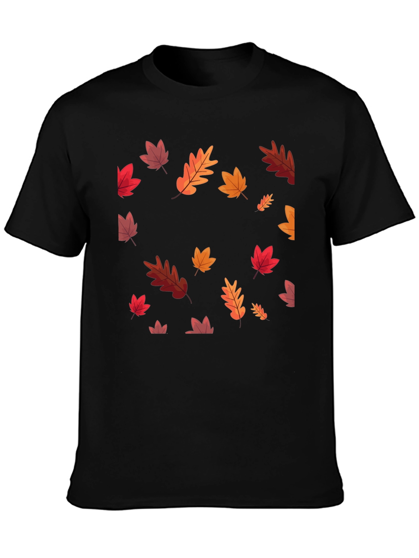 Autumn Leaves Pattern T-Shirt