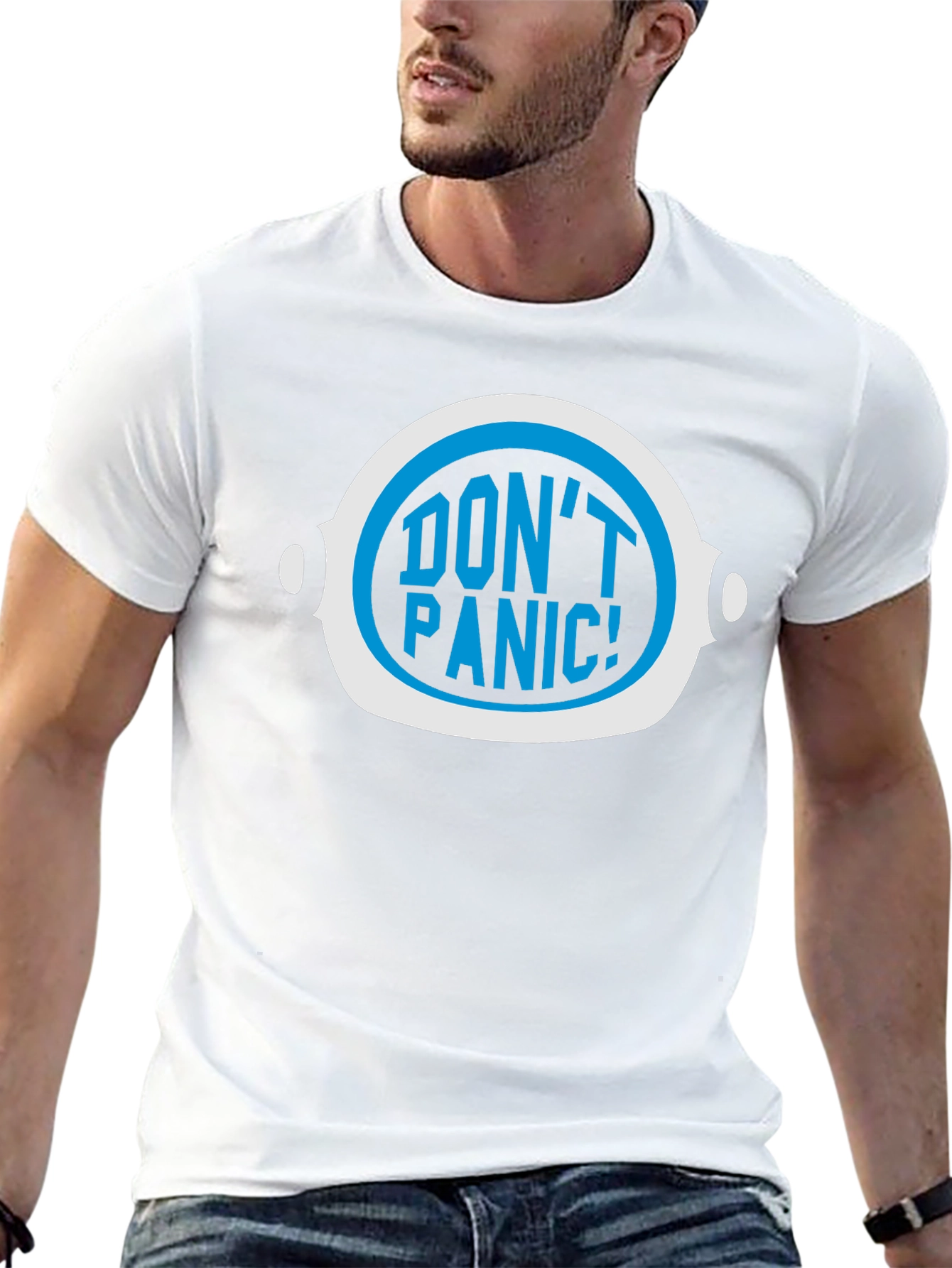 Dont Panic! Graphic Tee - Sci-Fi Humor