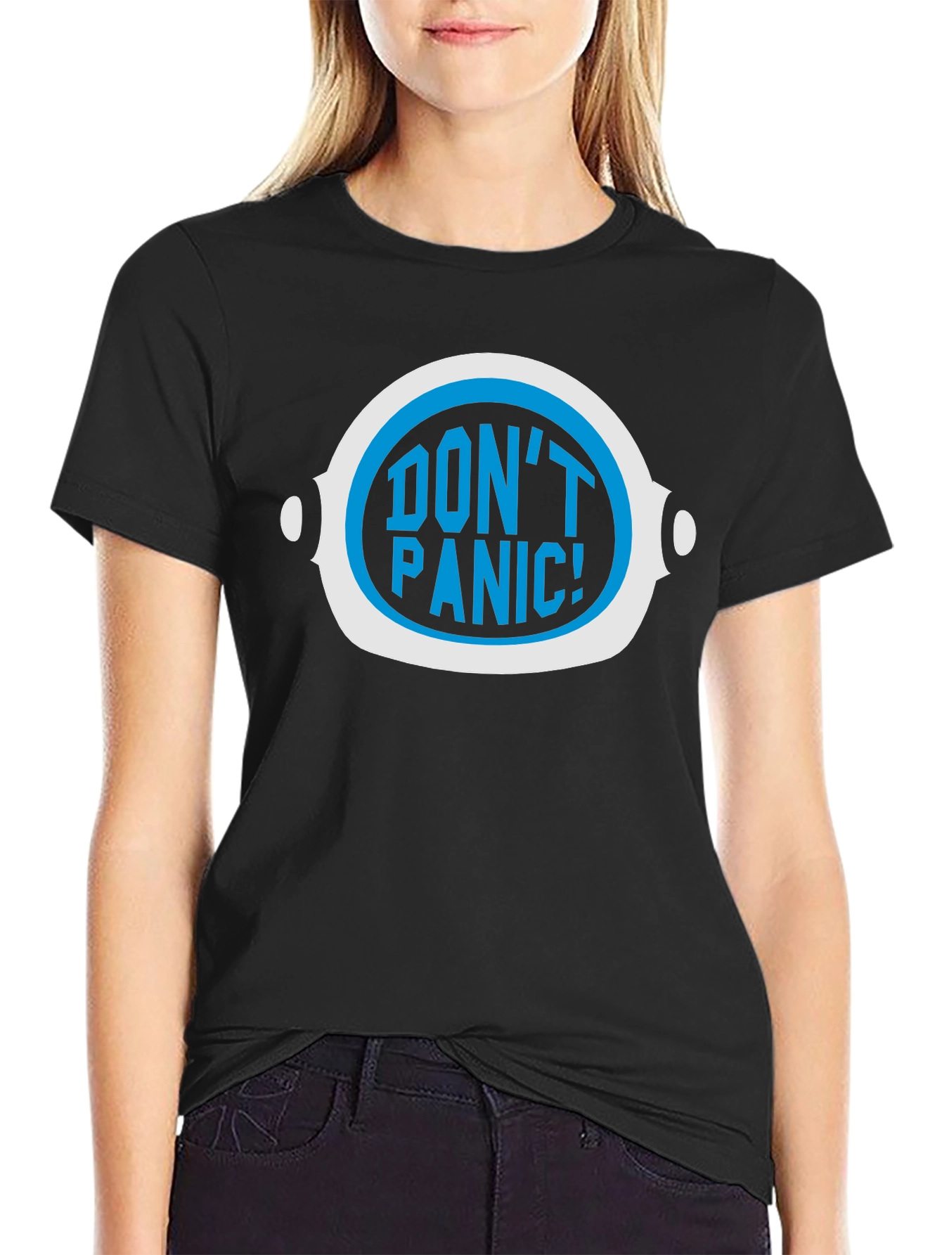 Dont Panic! Graphic Tee - Sci-Fi Humor