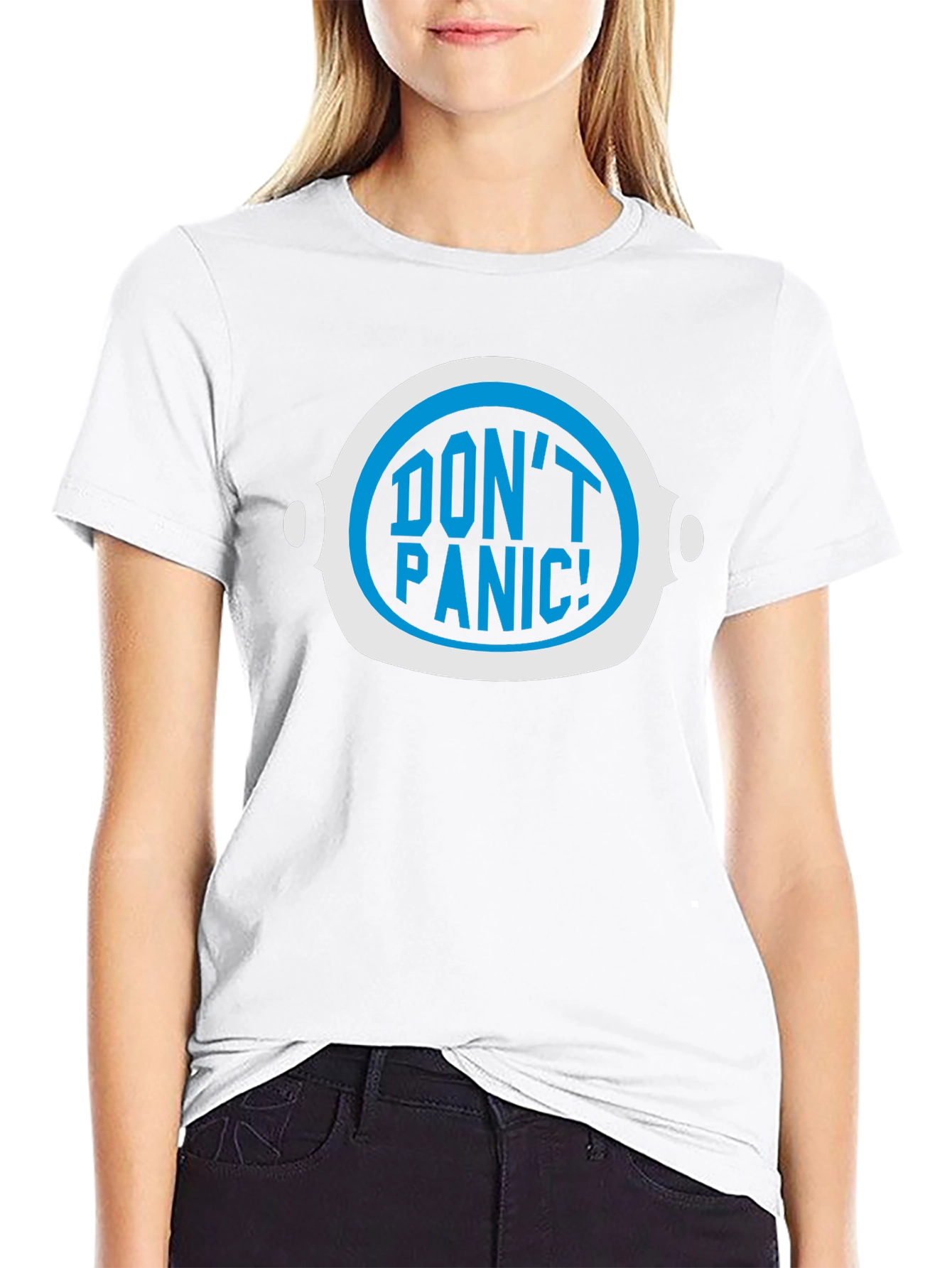 Dont Panic! Graphic Tee - Sci-Fi Humor