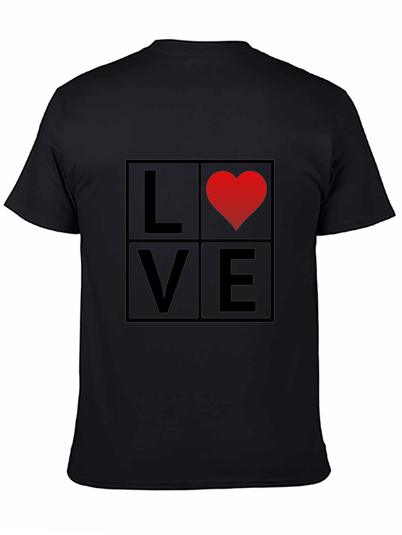 Love Graphic Tee - Mens Black T-Shirt