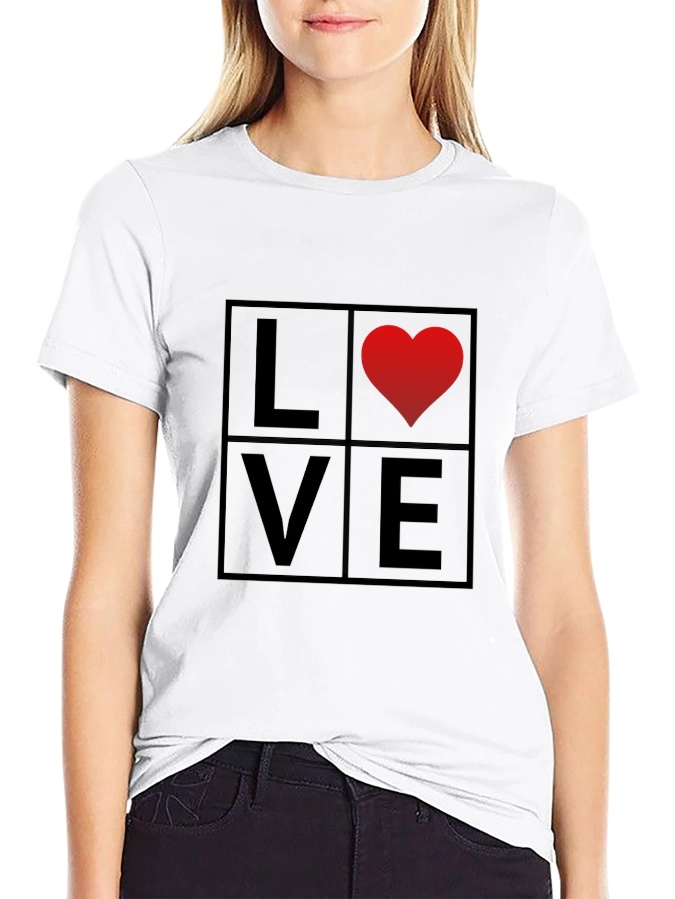 Love Graphic Tee - Mens Black T-Shirt