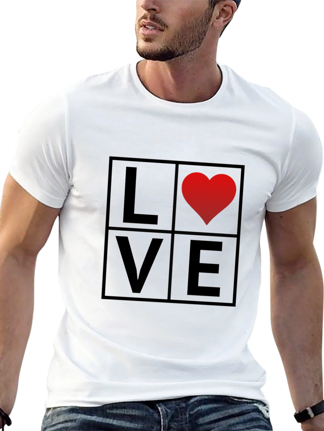 Love Graphic Tee - Mens Black T-Shirt