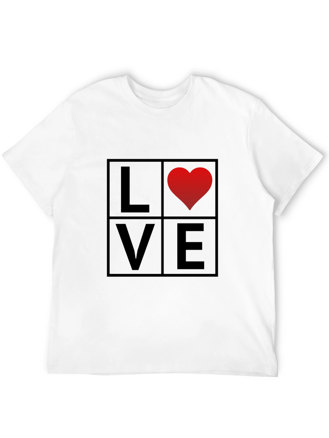 Love Graphic Tee - Mens Black T-Shirt