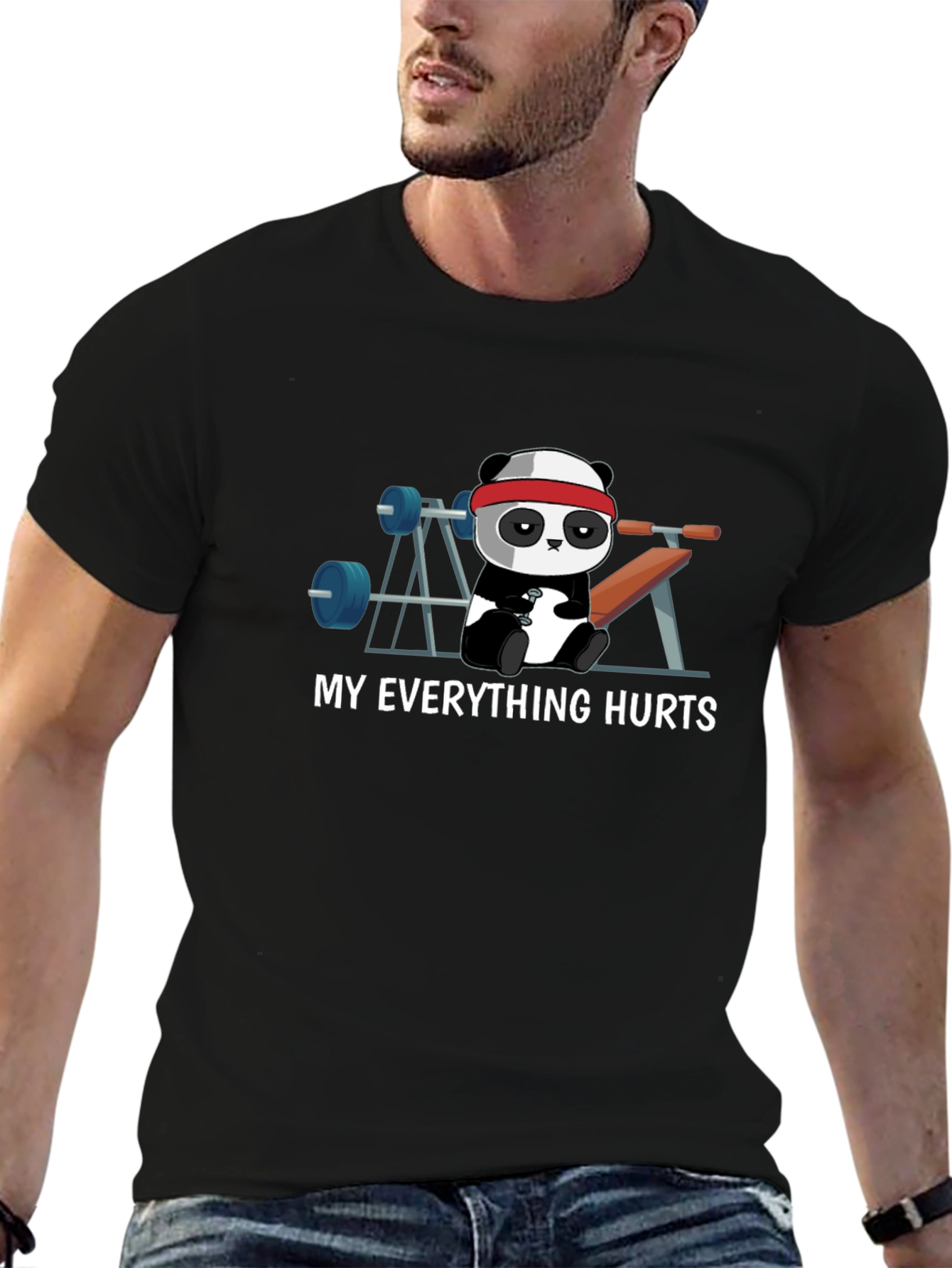 My Everything Hurts Panda Gym T-Shirt
