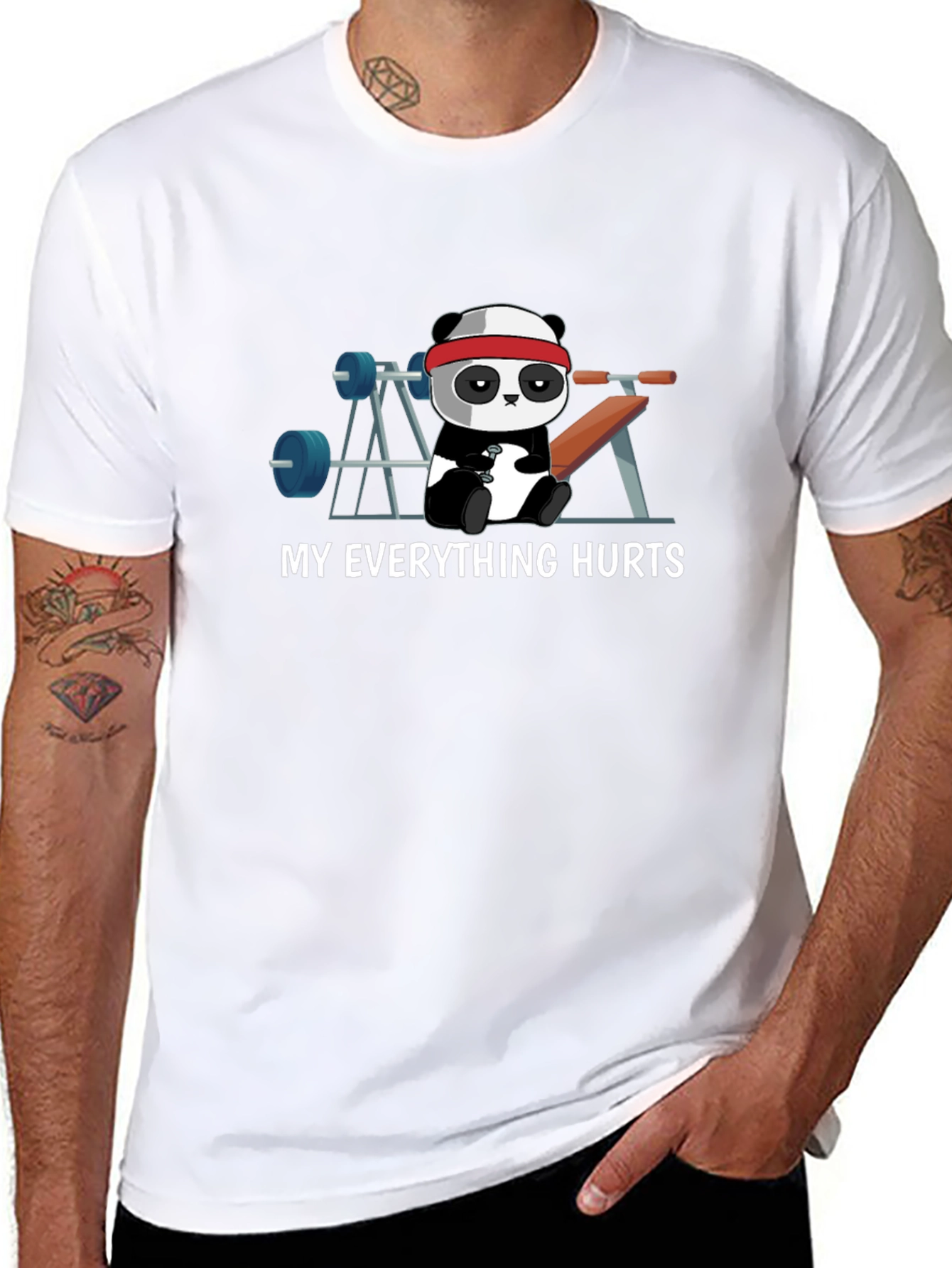 My Everything Hurts Panda Gym T-Shirt