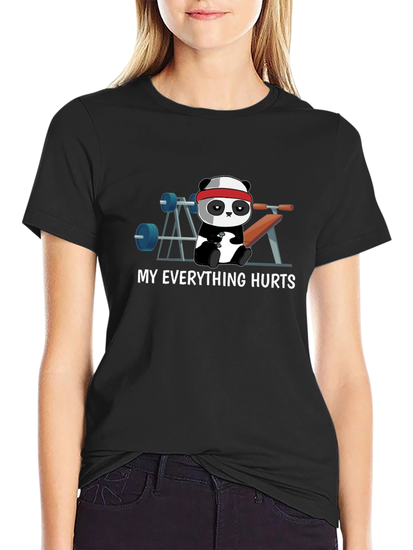 My Everything Hurts Panda Gym T-Shirt