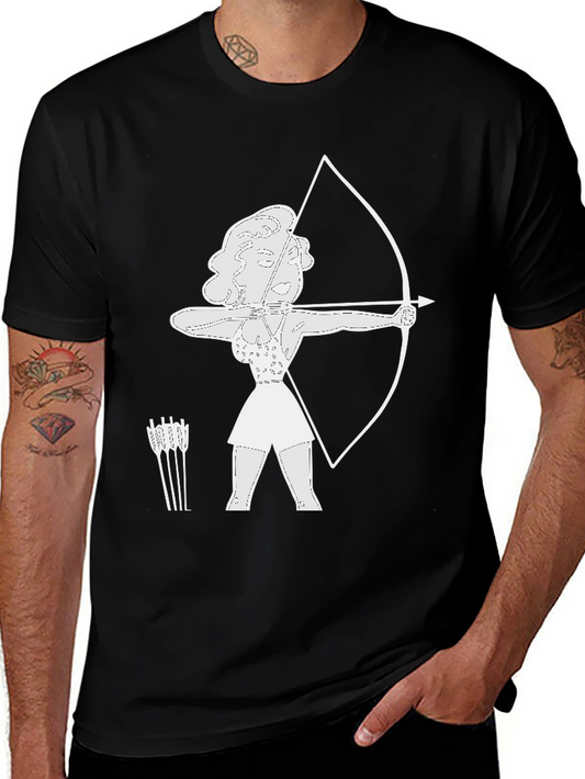 Archer Woman Graphic Tee - Classic Black T-Shirt