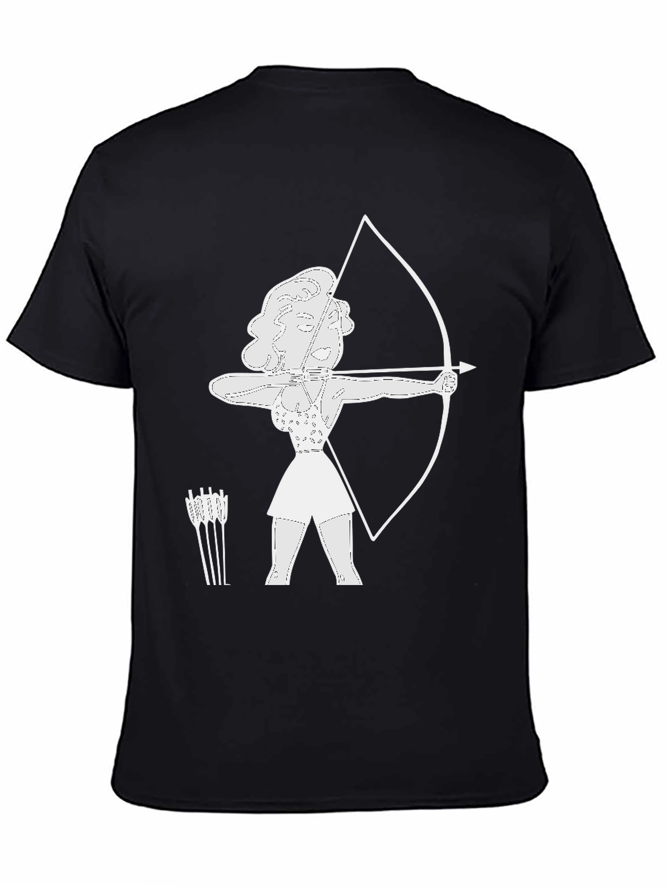 Archer Woman Graphic Tee - Classic Black T-Shirt