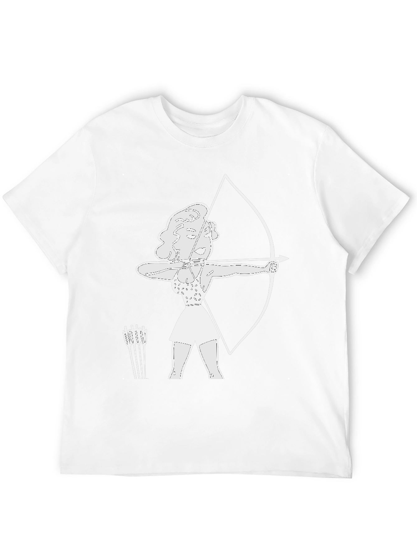 Archer Woman Graphic Tee - Classic Black T-Shirt