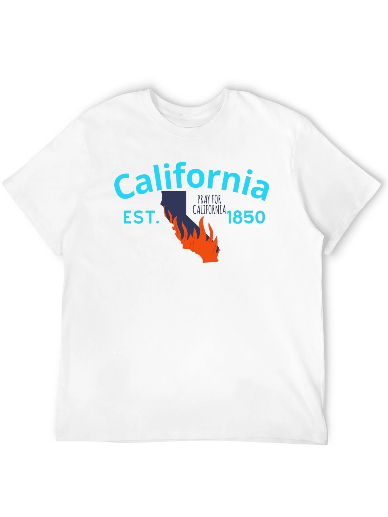 California Pray for California T-Shirt