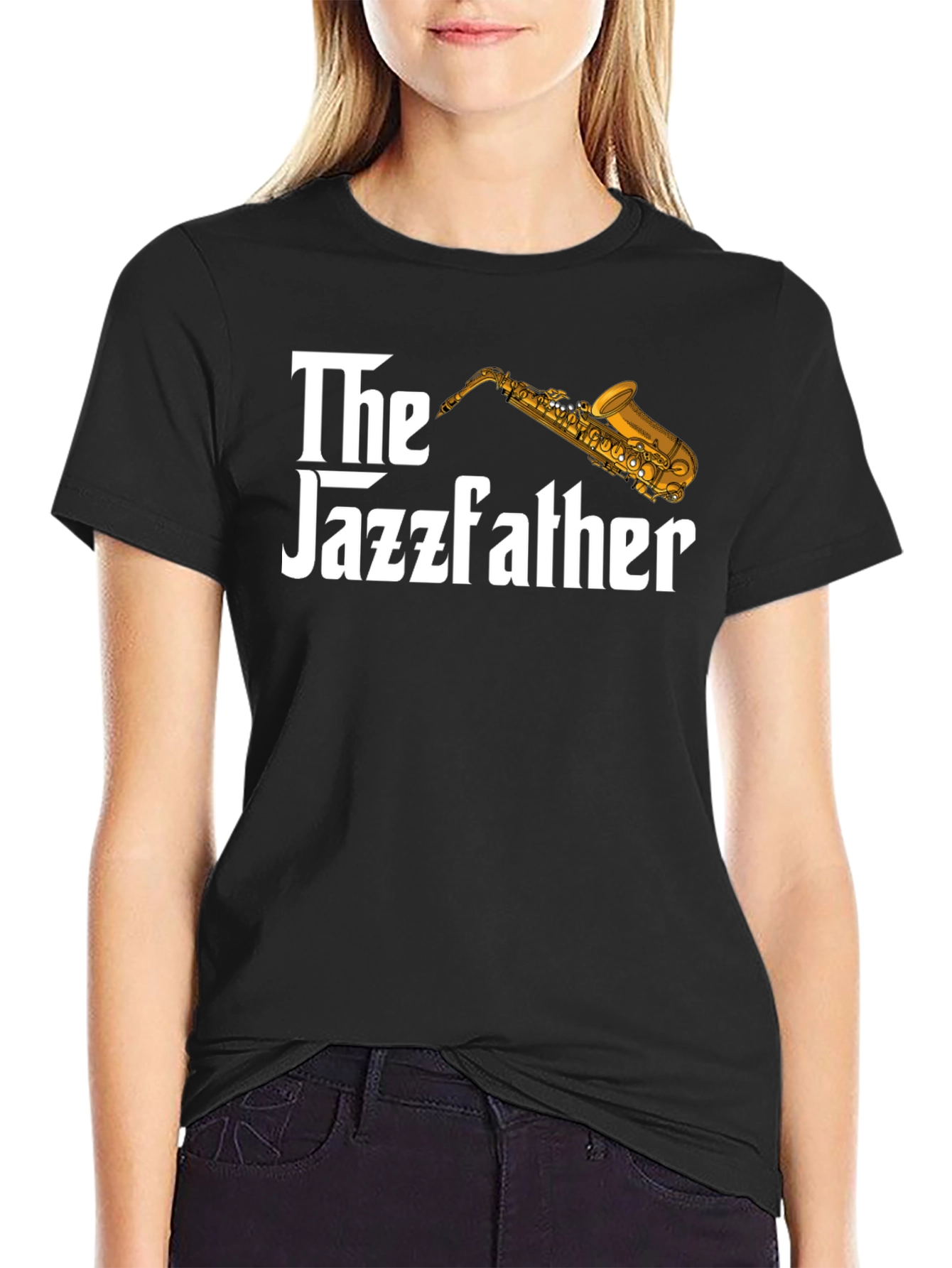 The Jazzfather Saxophone Graphic T-Shirt