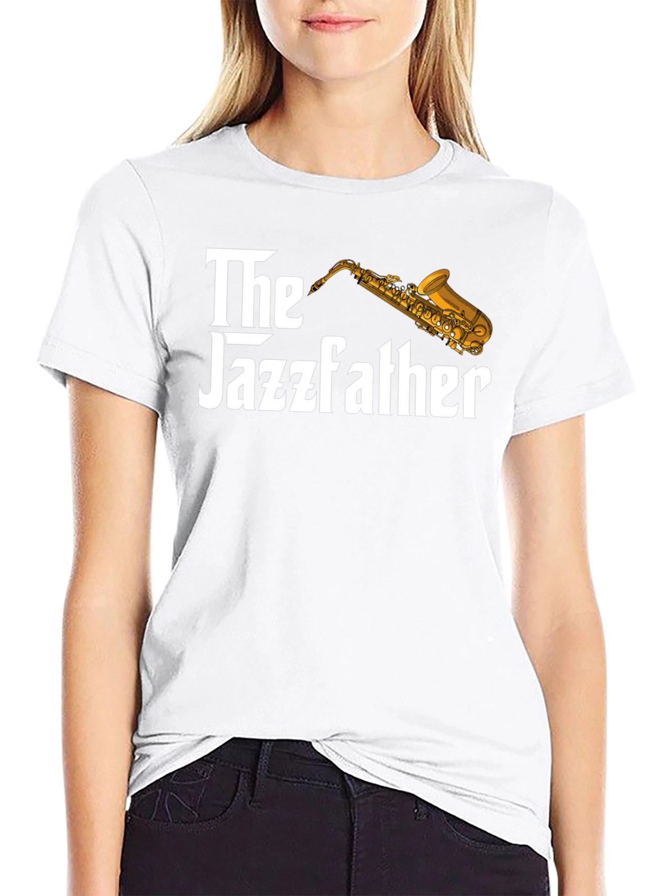 The Jazzfather Saxophone Graphic T-Shirt