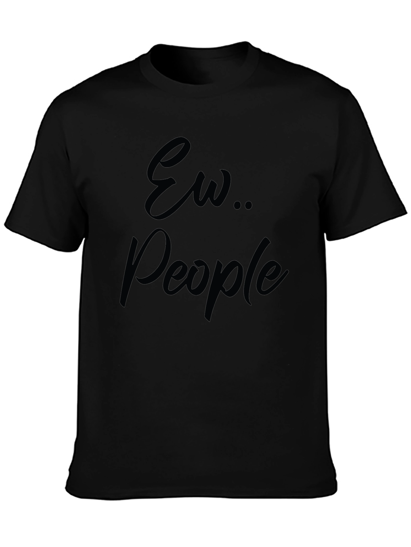 Ew People Graphic T-Shirt - Black