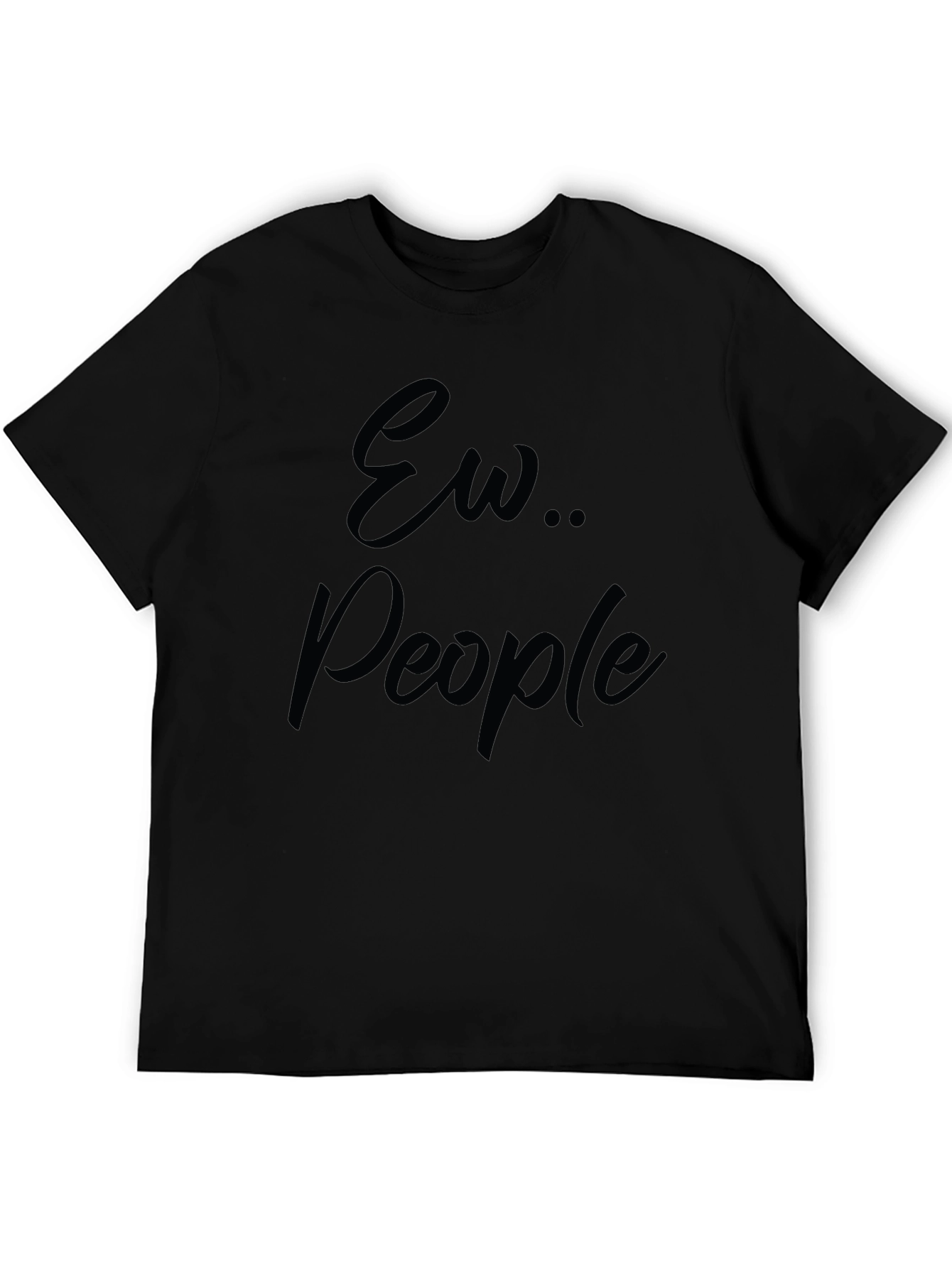 Ew People Graphic T-Shirt - Black